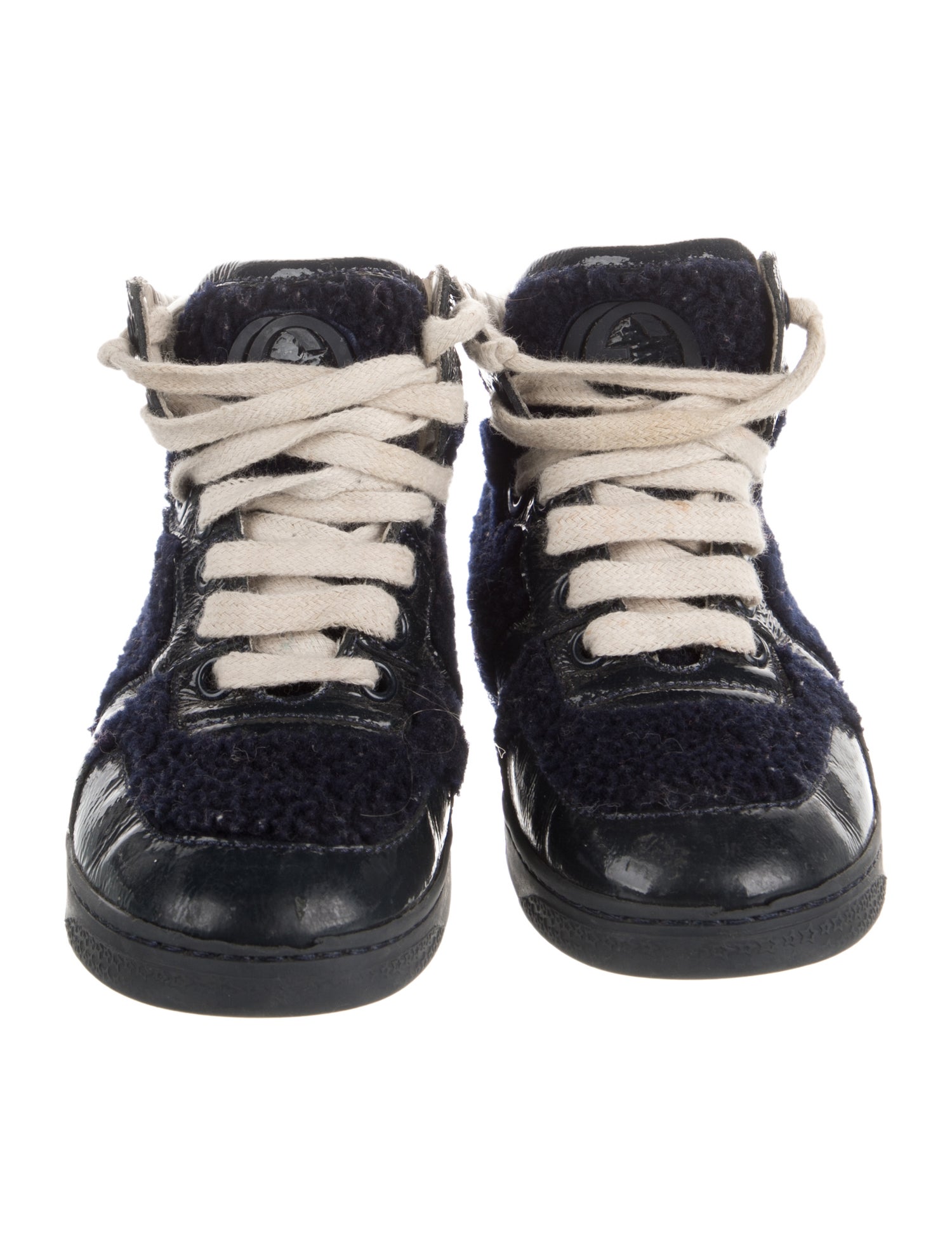 Gucci Boys' High Top Sneakers