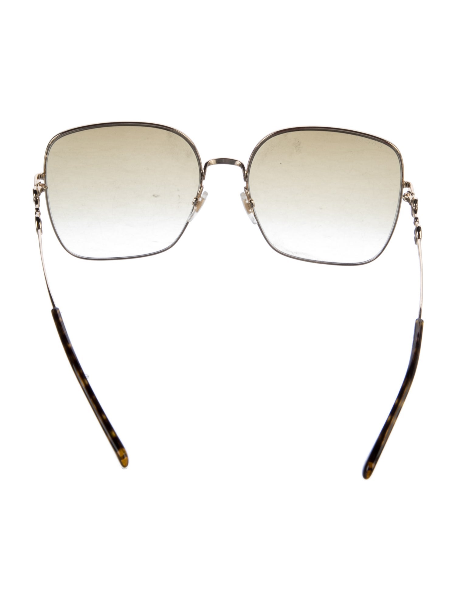 Gucci Horsebit Accent Oversize Sunglasses