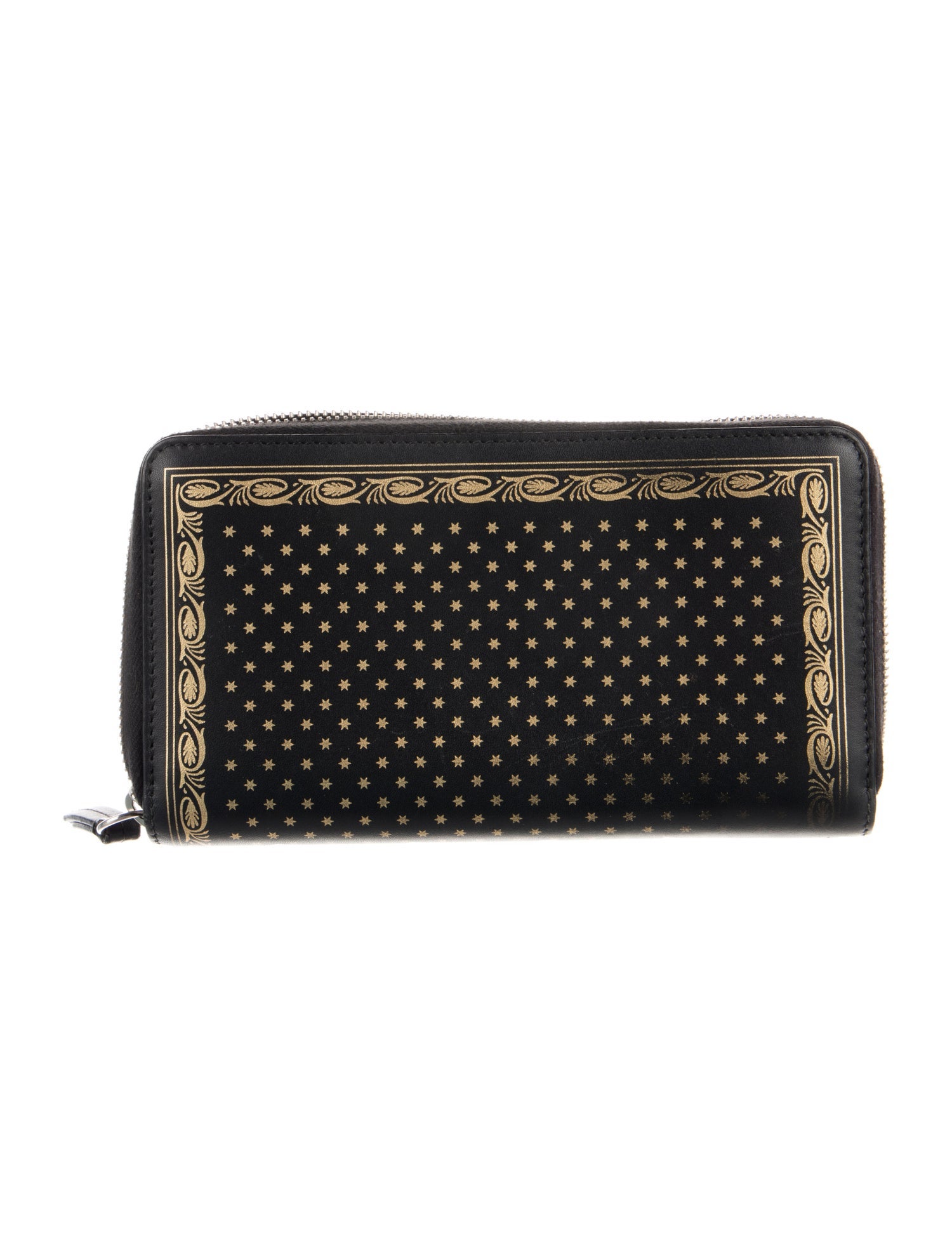 Gucci Leather Printed Compact Wallet