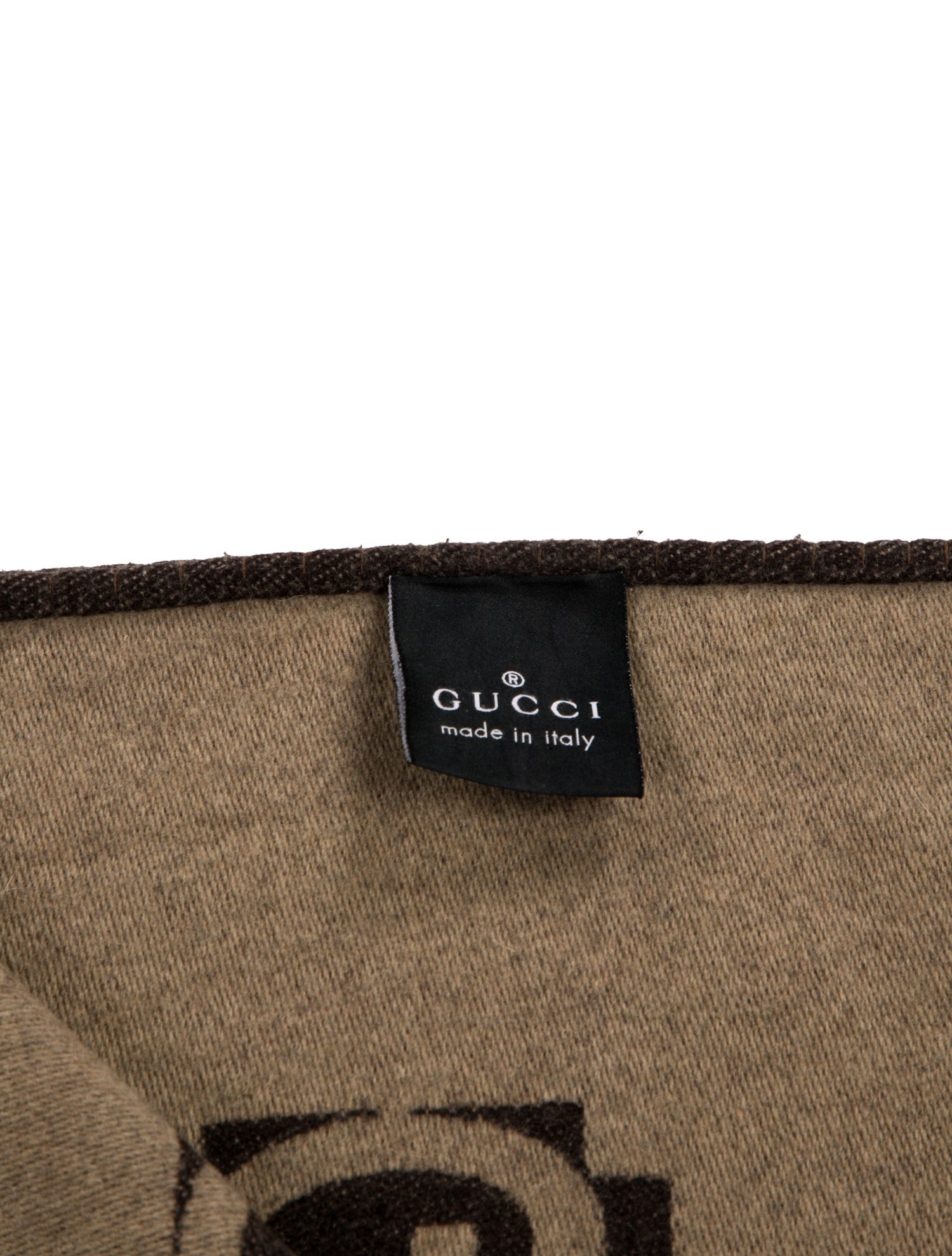 Gucci Wool GG Throw Blanket