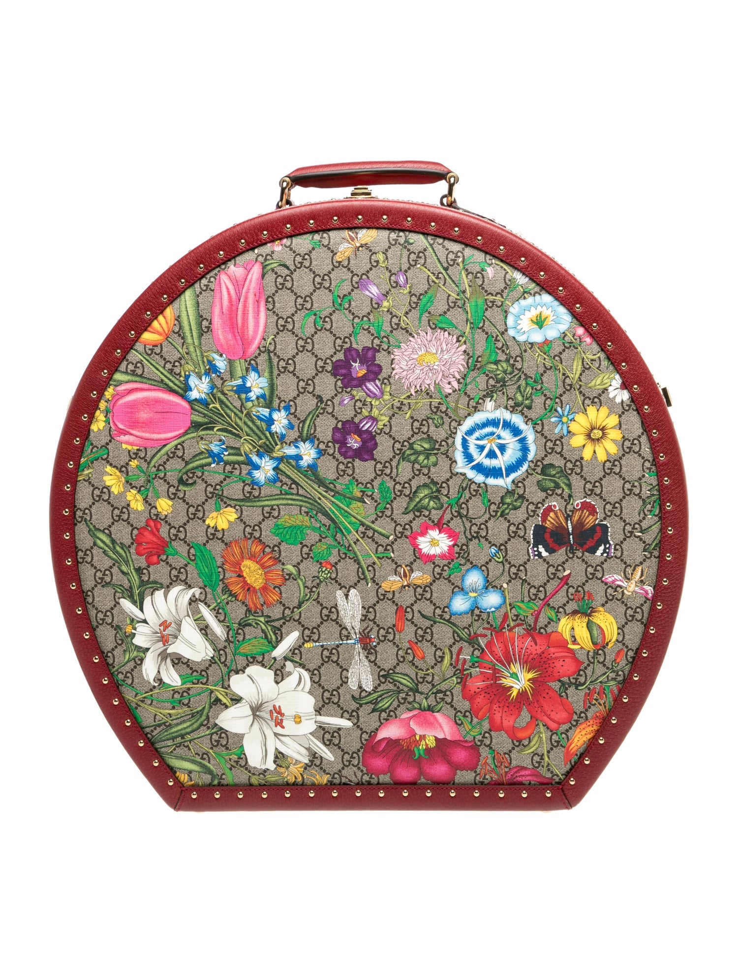 Gucci Flora Flora savoy hat box trunk Large