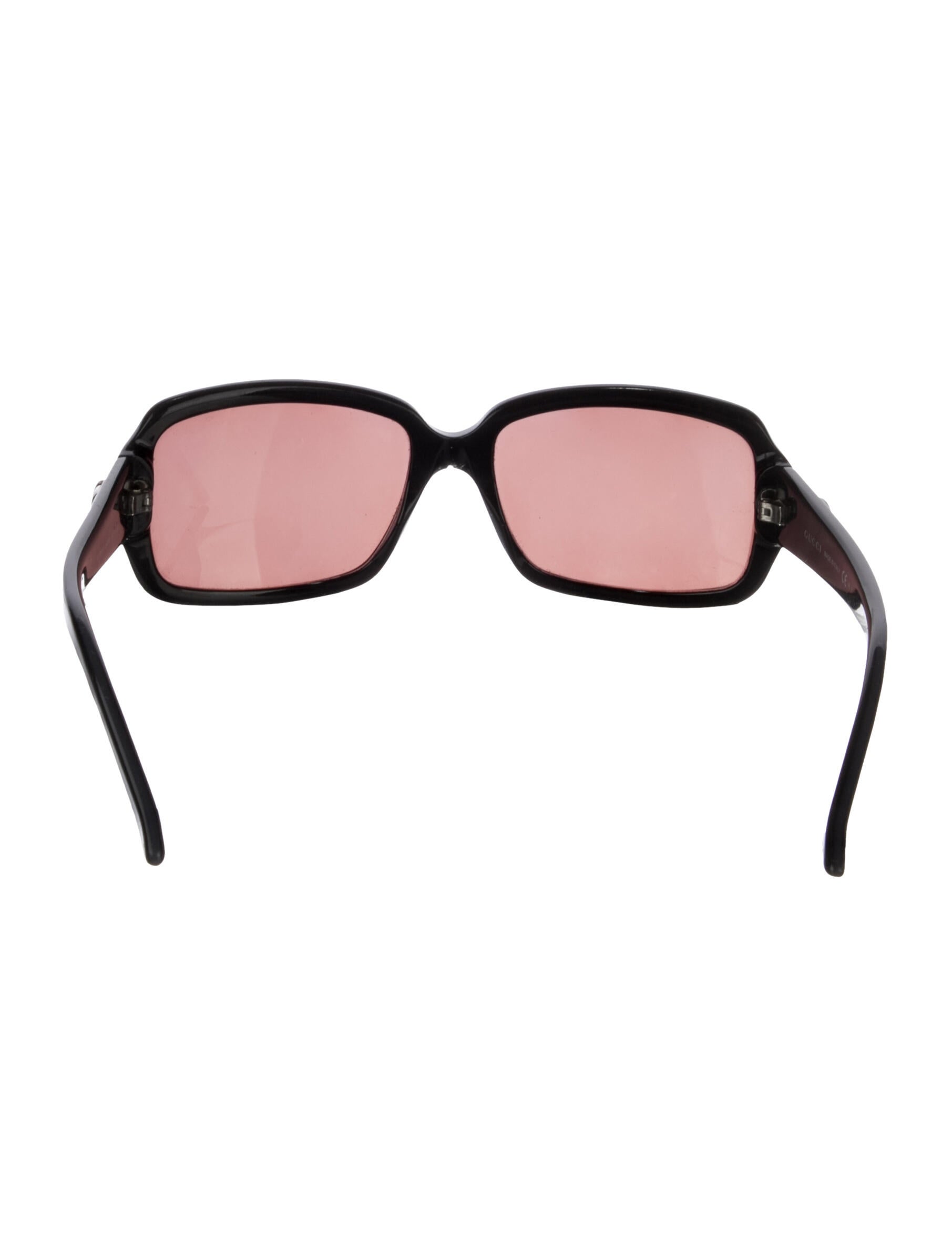 Gucci Interlocking G Logo Square Sunglasses