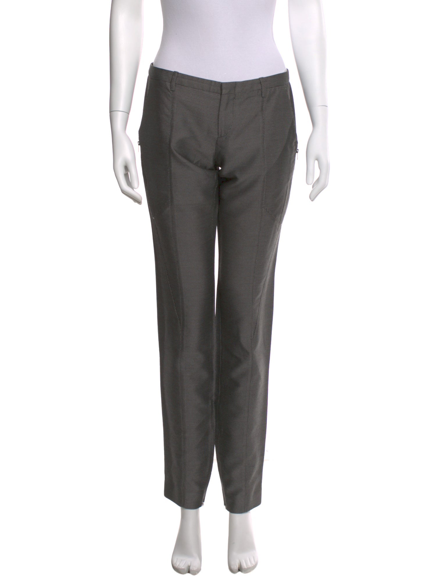 Gucci Wool Straight Leg Pants
