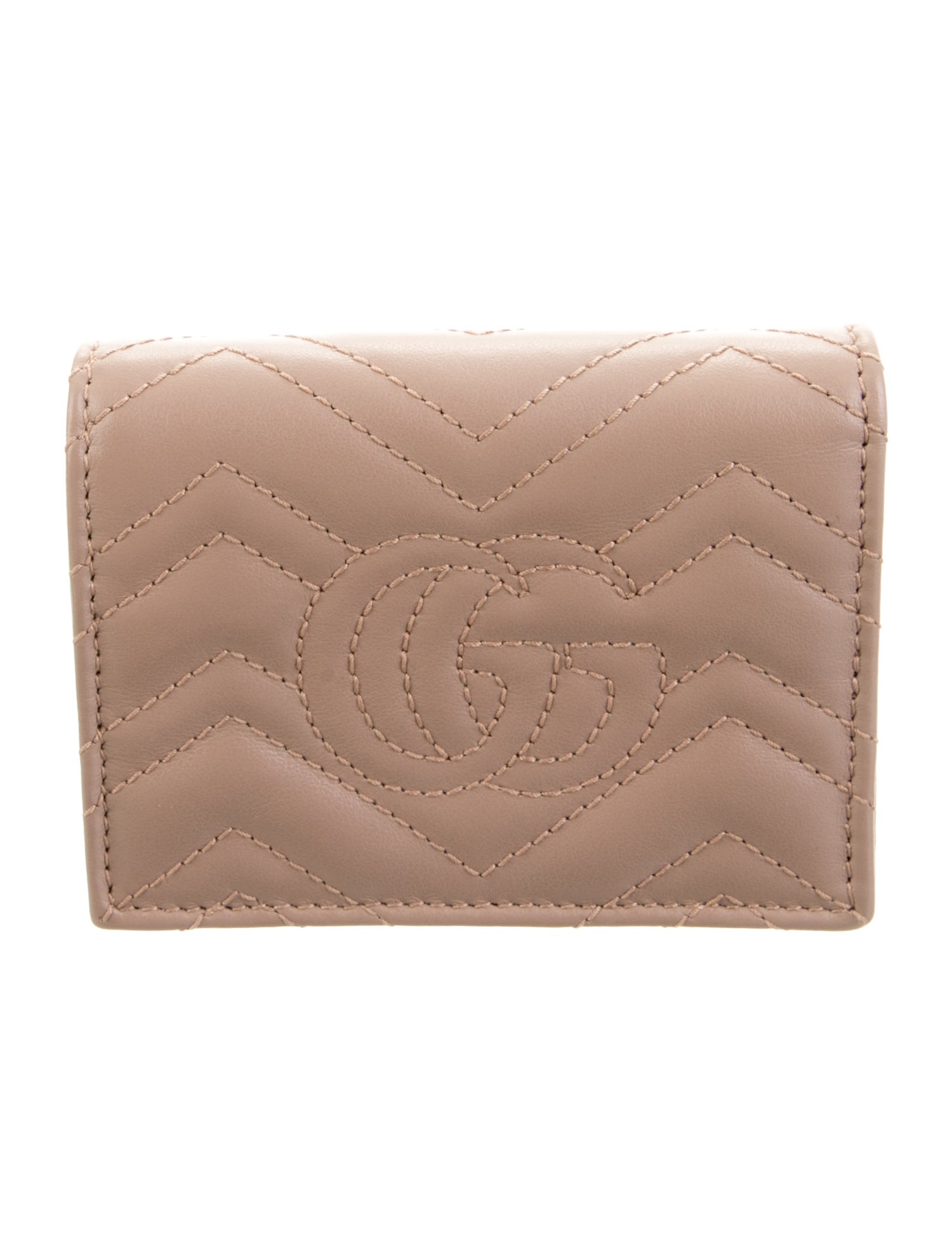 Gucci Double G Logo Leather Wallet