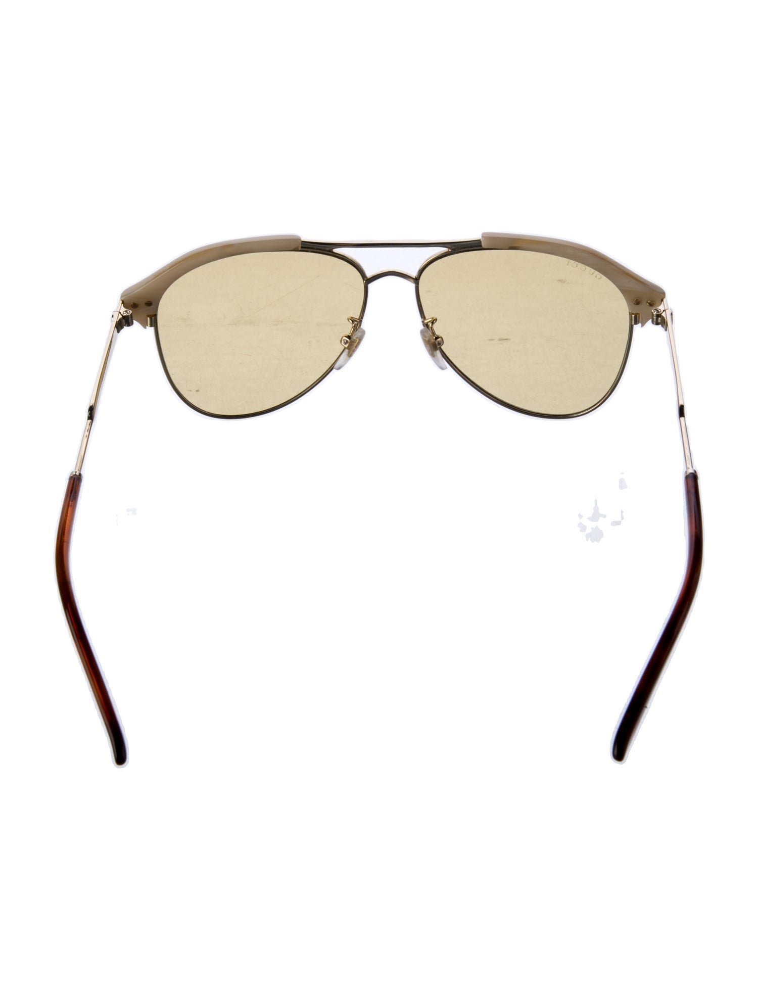 Gucci Interlocking G Logo Aviator Sunglasses