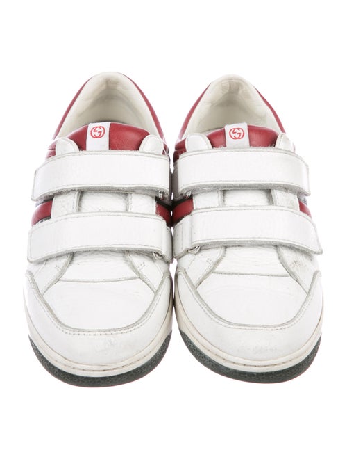 Gucci Boys' Leather Web-Trimmed Sneakers
