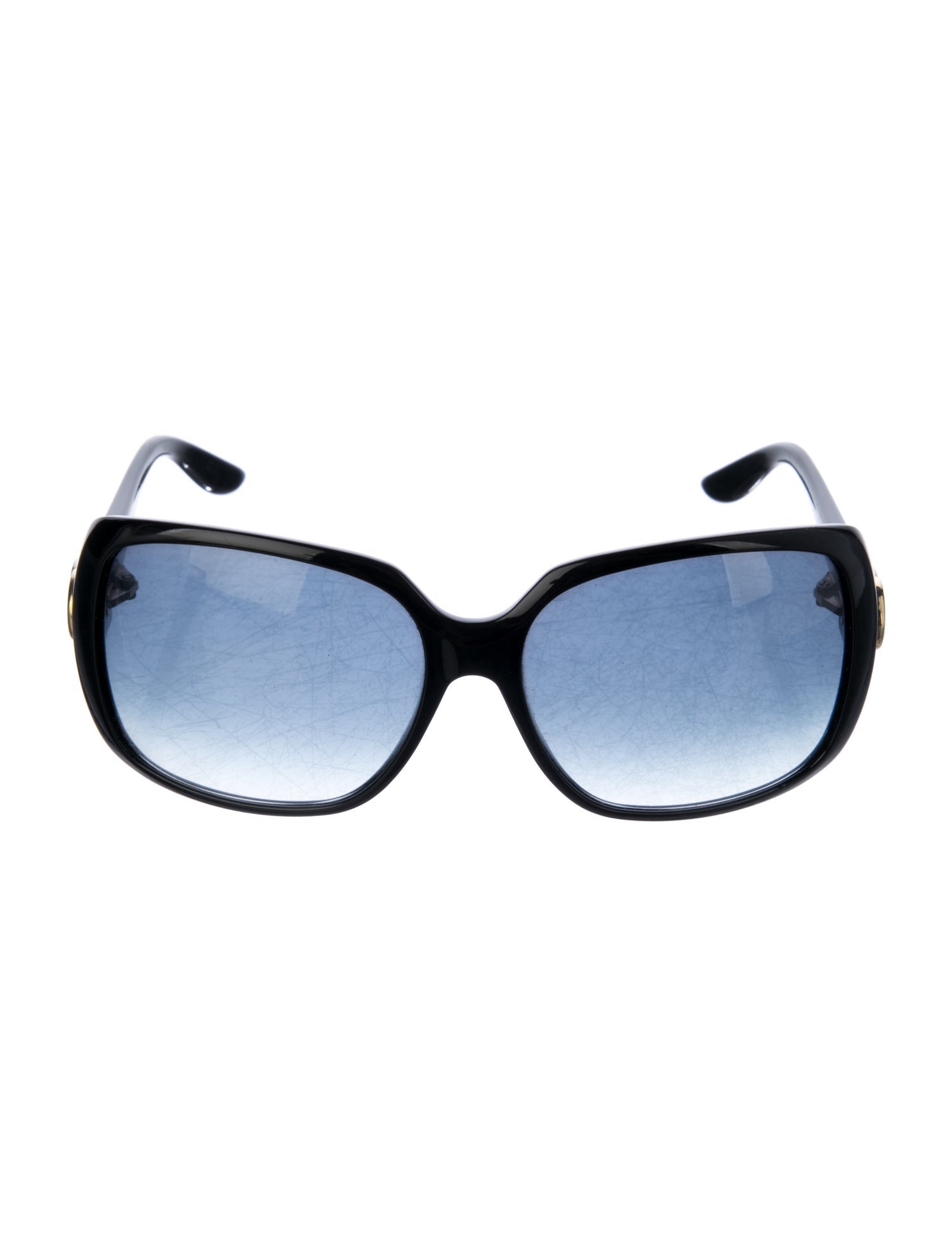 Gucci Web Accent Square Sunglasses