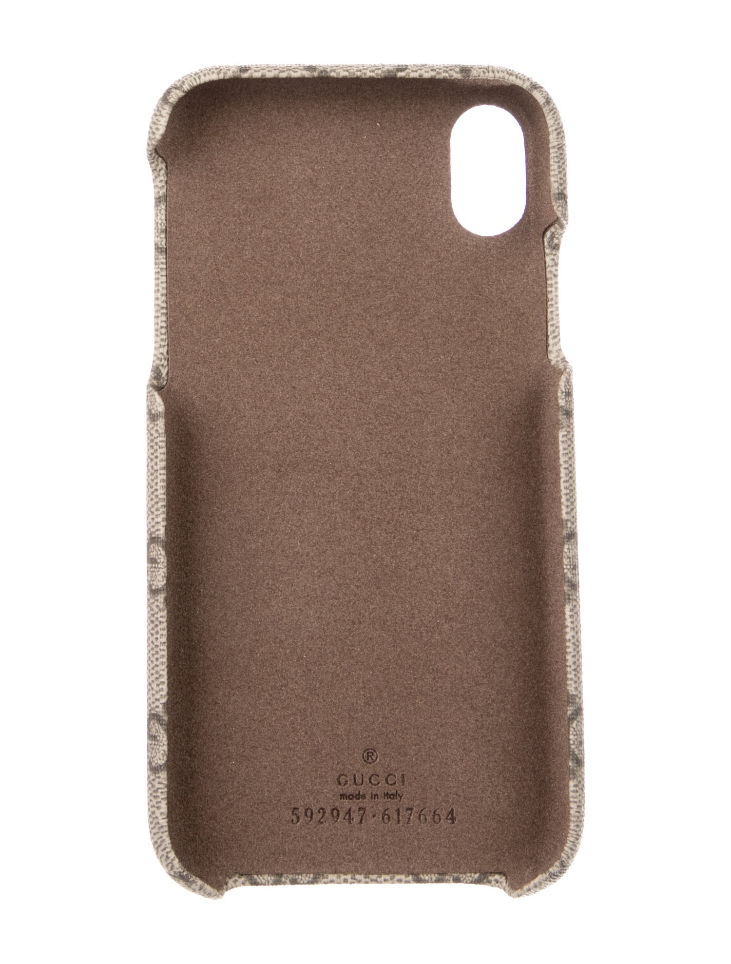 Gucci Neutral Patterned Phone Case