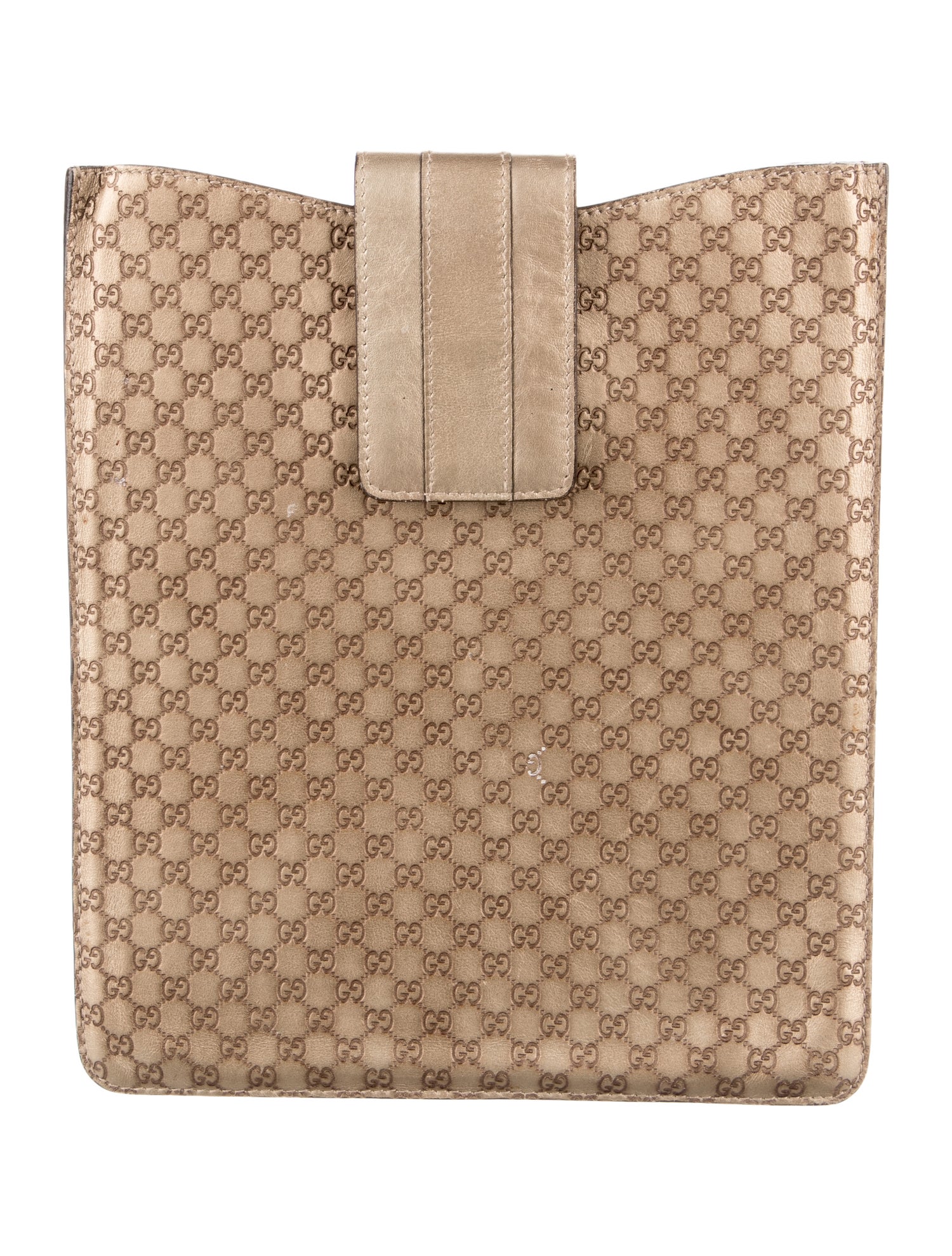 Gucci Leather Microguccissima tablet Case.