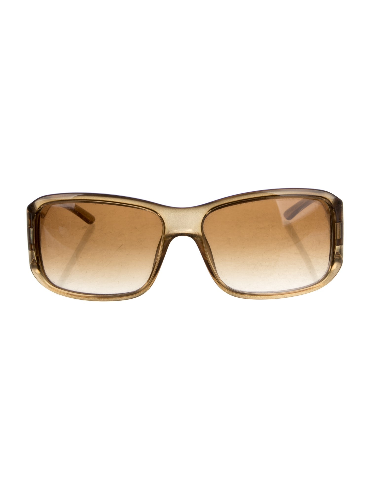 Gucci Web Accent Square Sunglasses