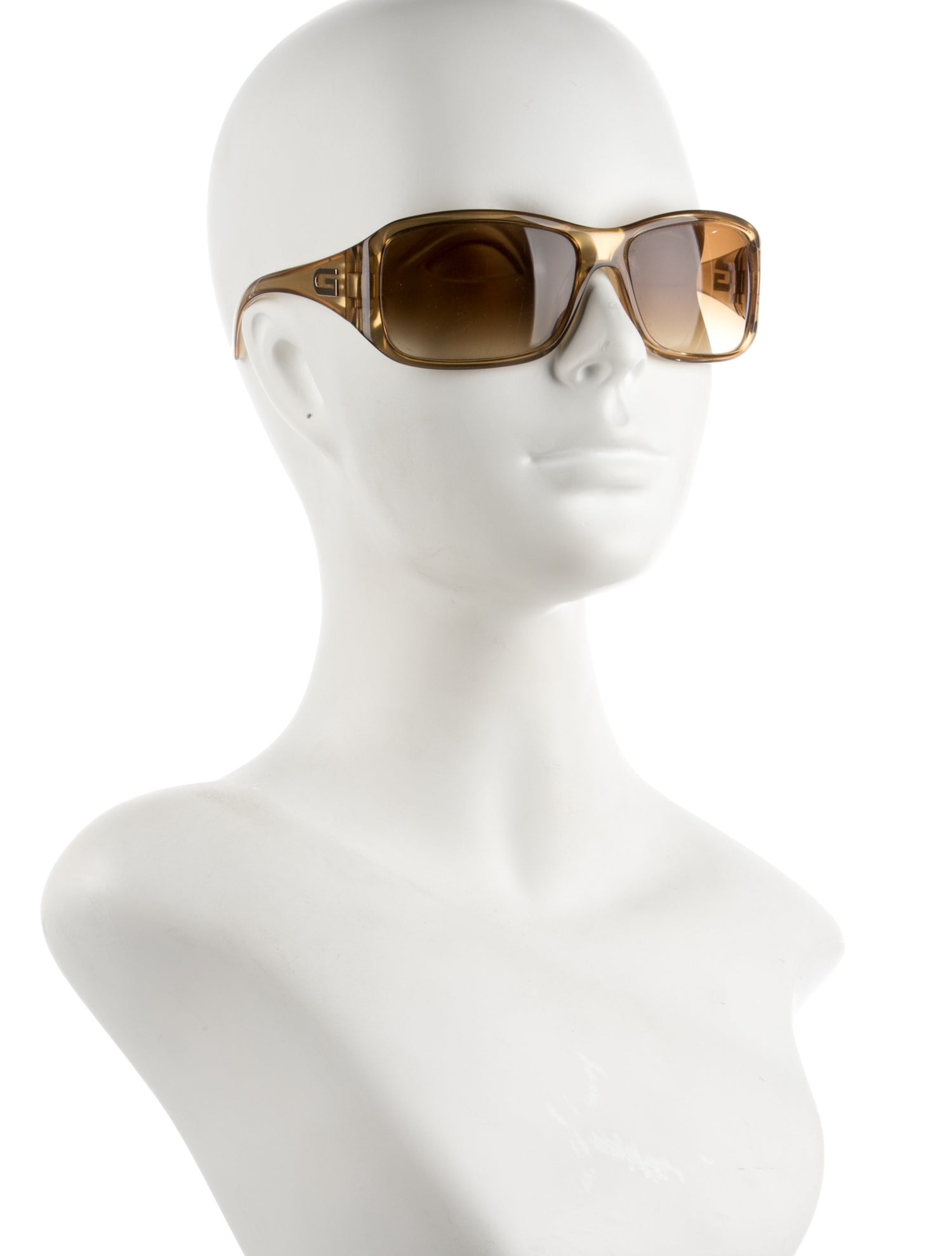 Gucci Web Accent Square Sunglasses