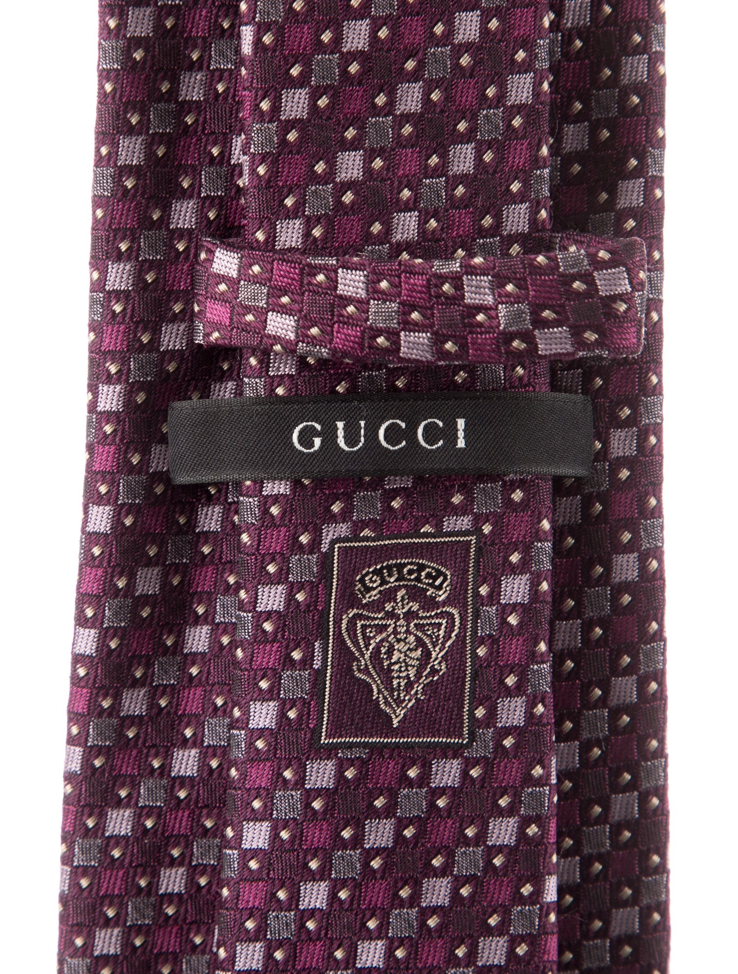 Gucci Silk Embroidered Tie