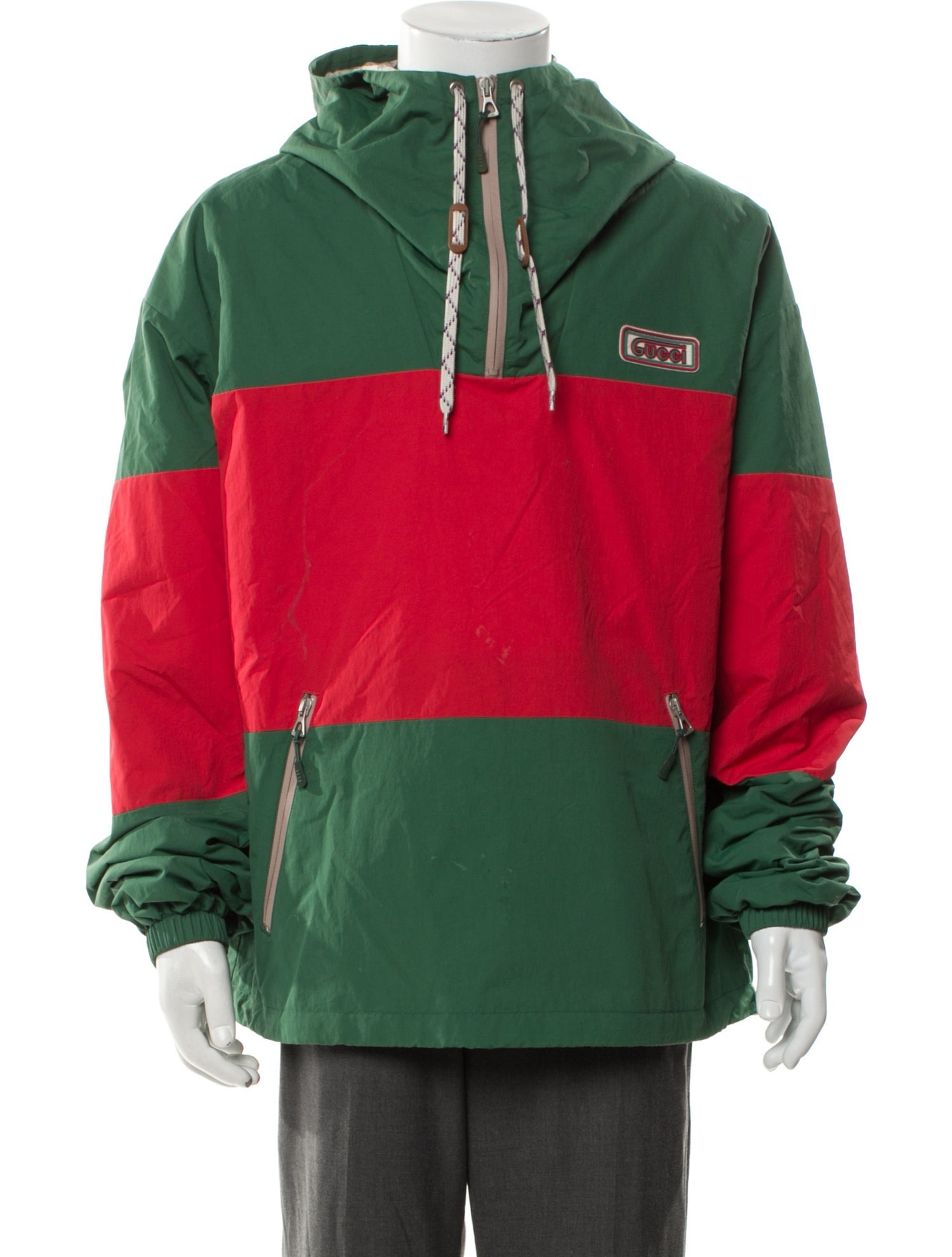 Gucci Colorblock Pattern Windbreaker