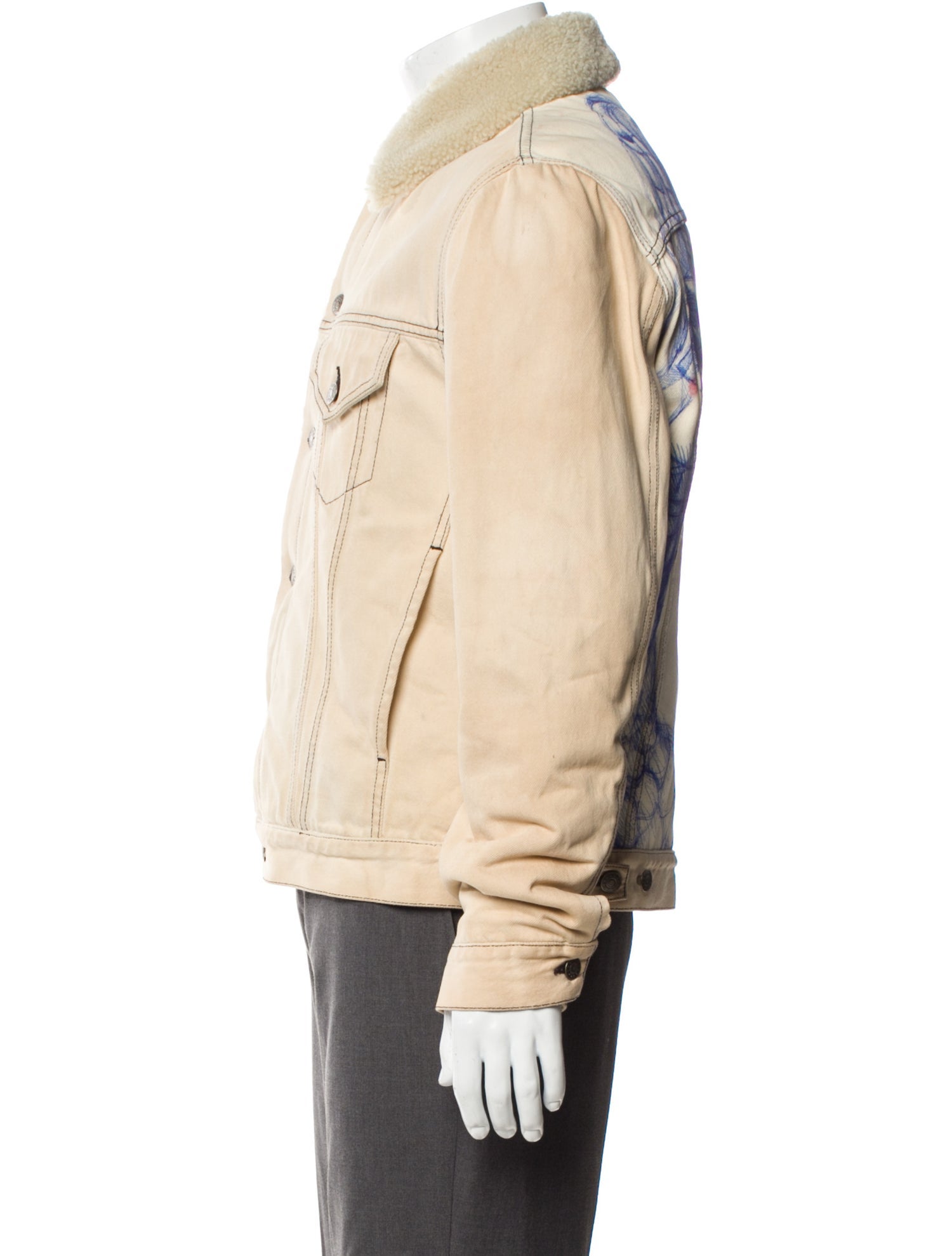 Gucci Bee Accent Denim Jacket