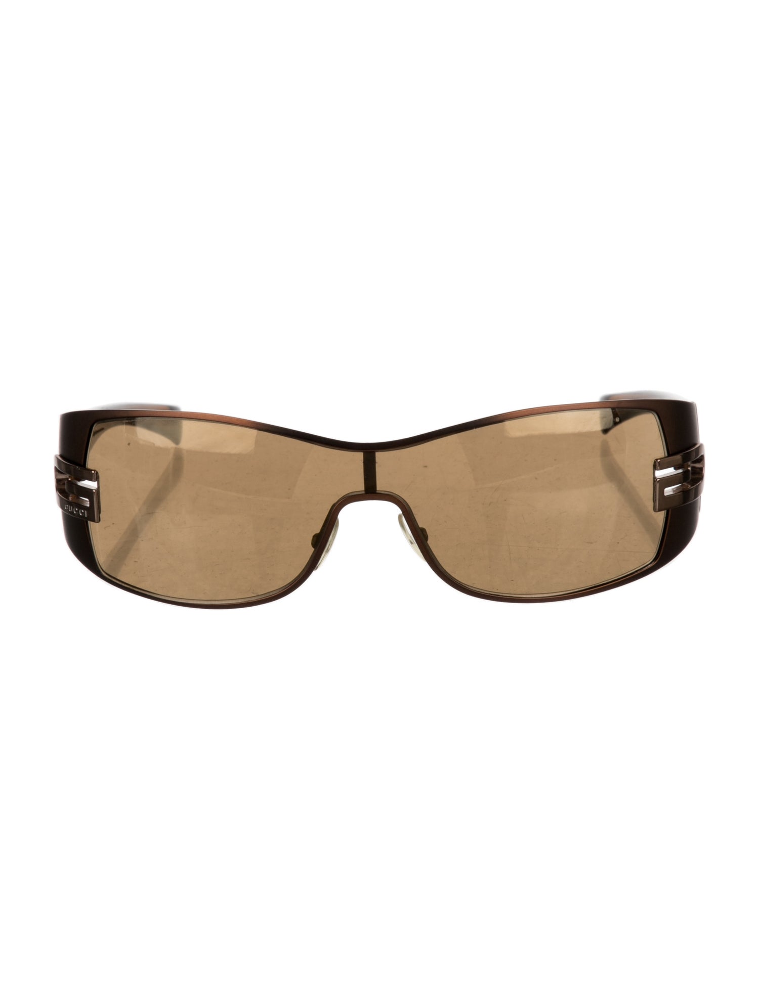 Gucci Shield Tinted Sunglasses
