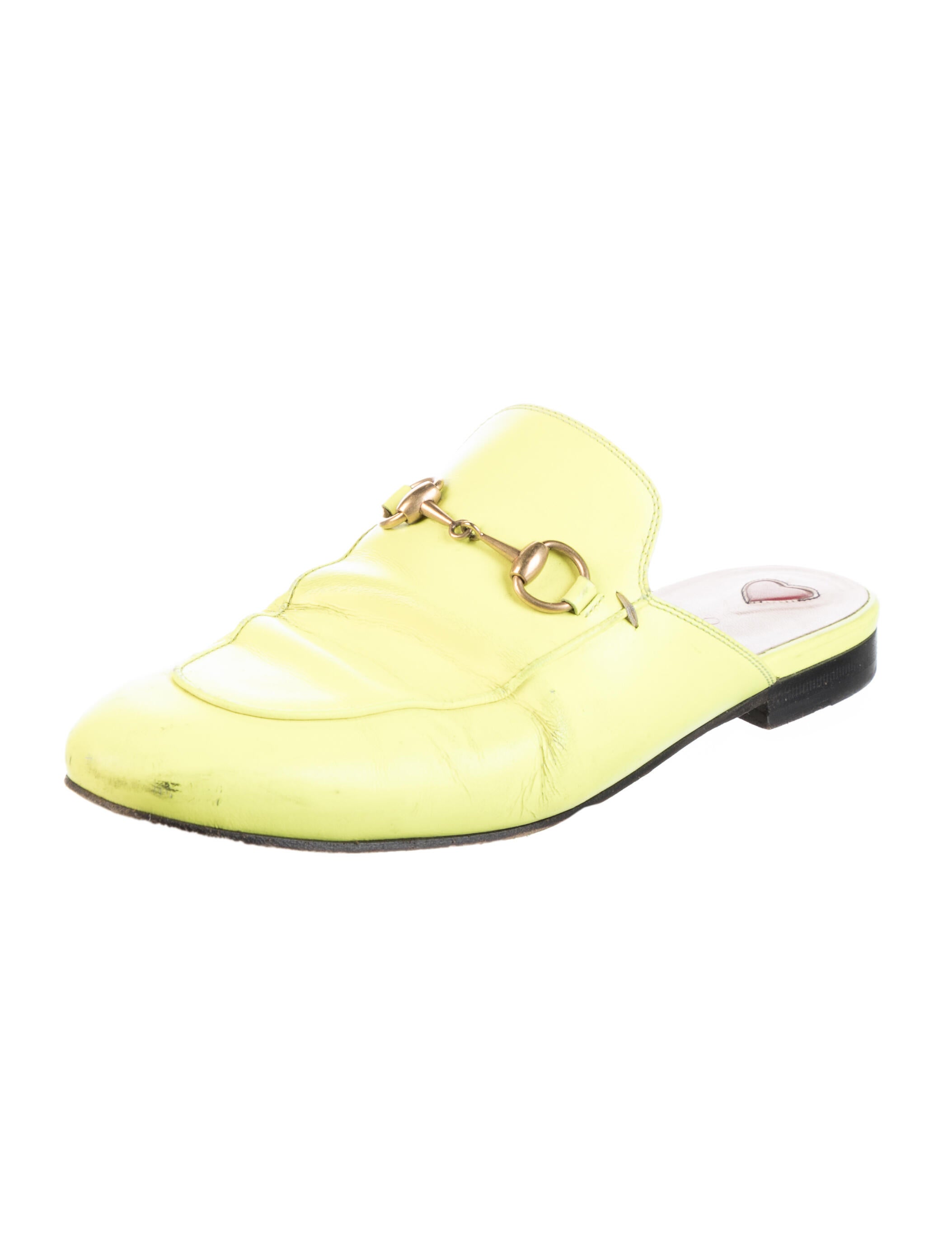 Gucci Horsebit Accent Leather Mules
