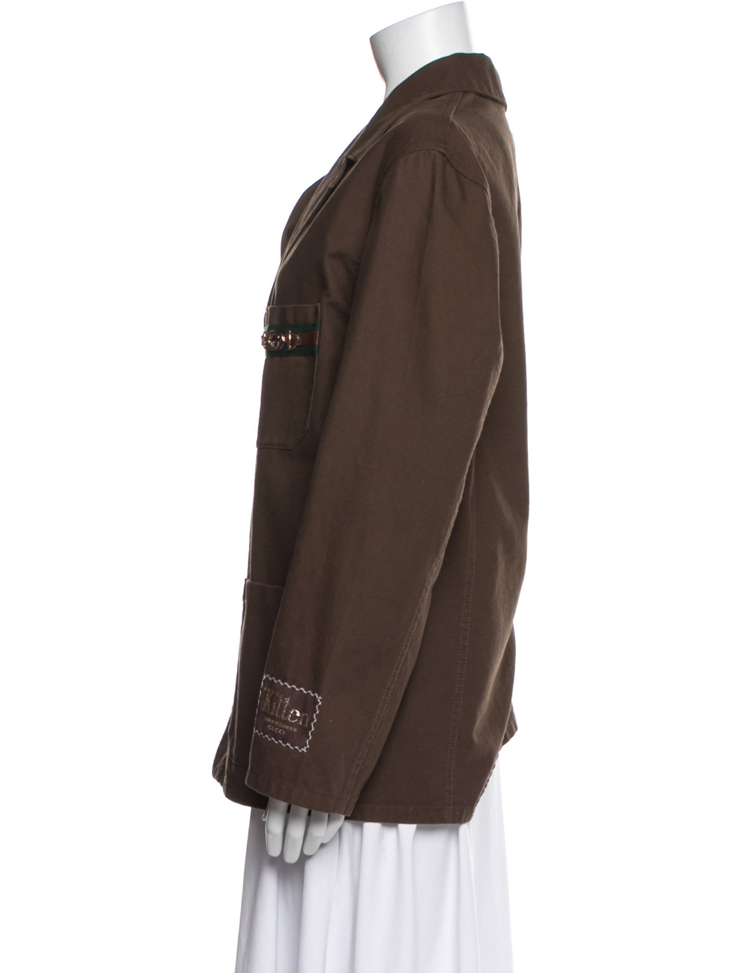 Gucci Web Accent Utility Jacket