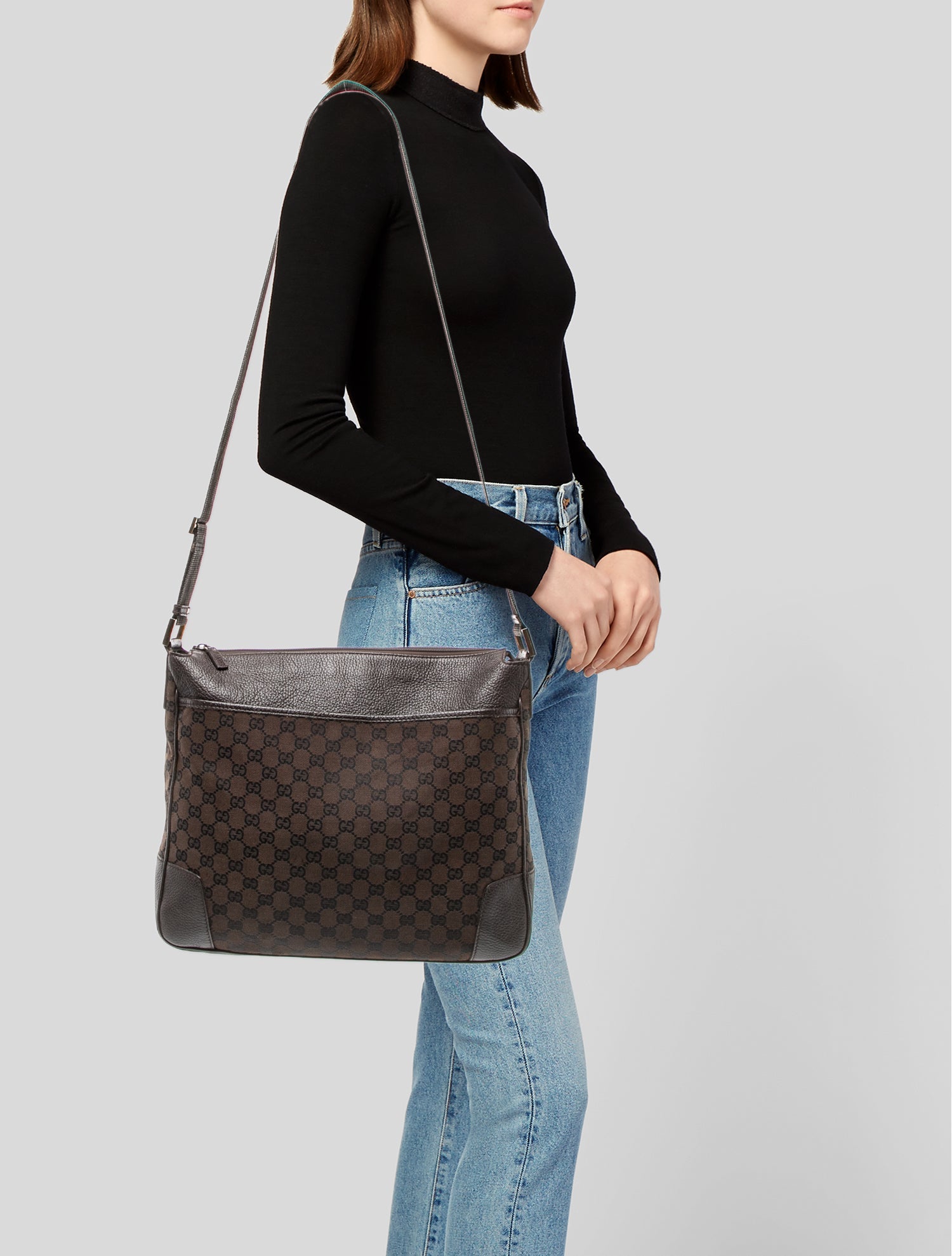 Gucci GG Canvas GG Canvas Messenger Bag