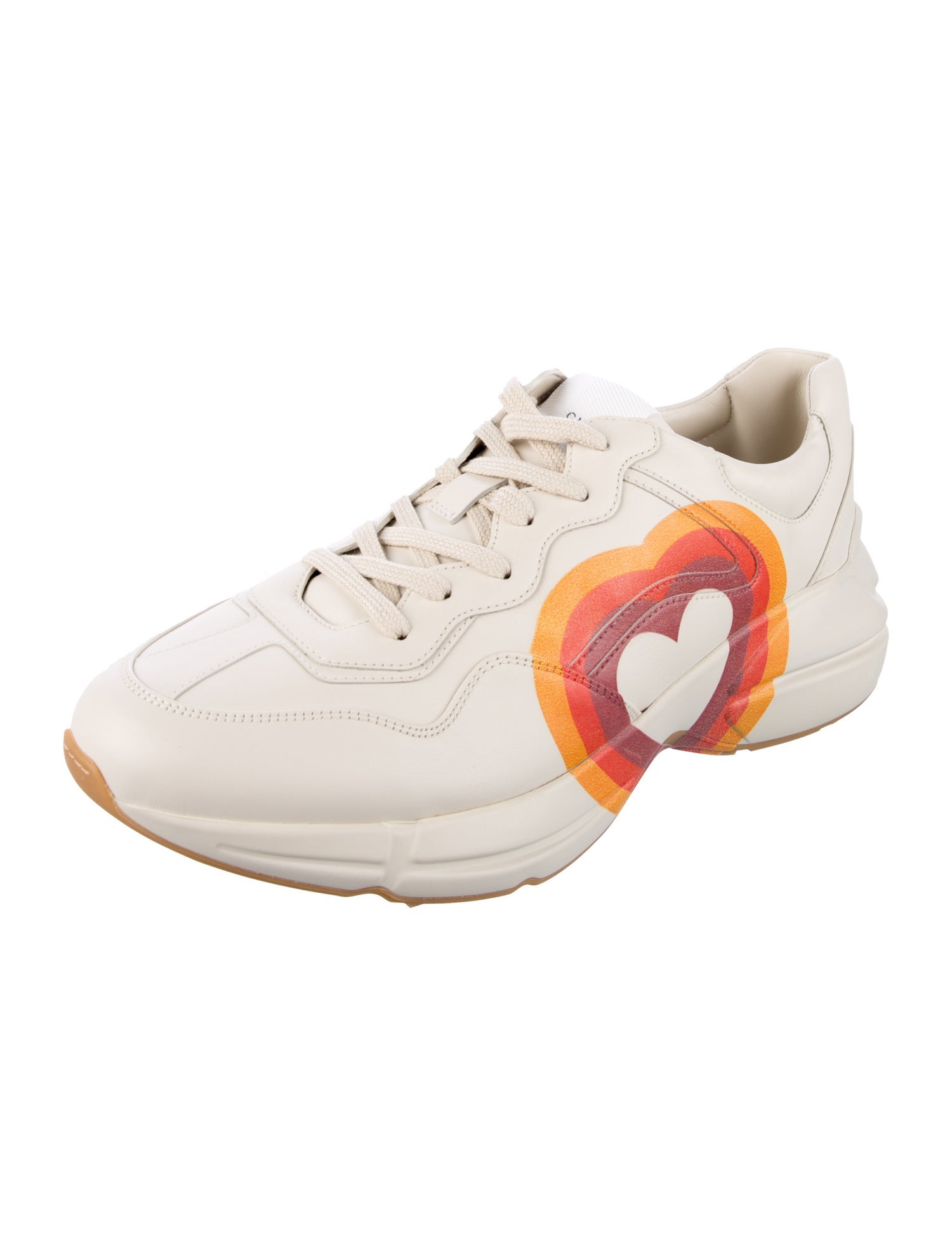 Gucci Leather Printed Sneakers