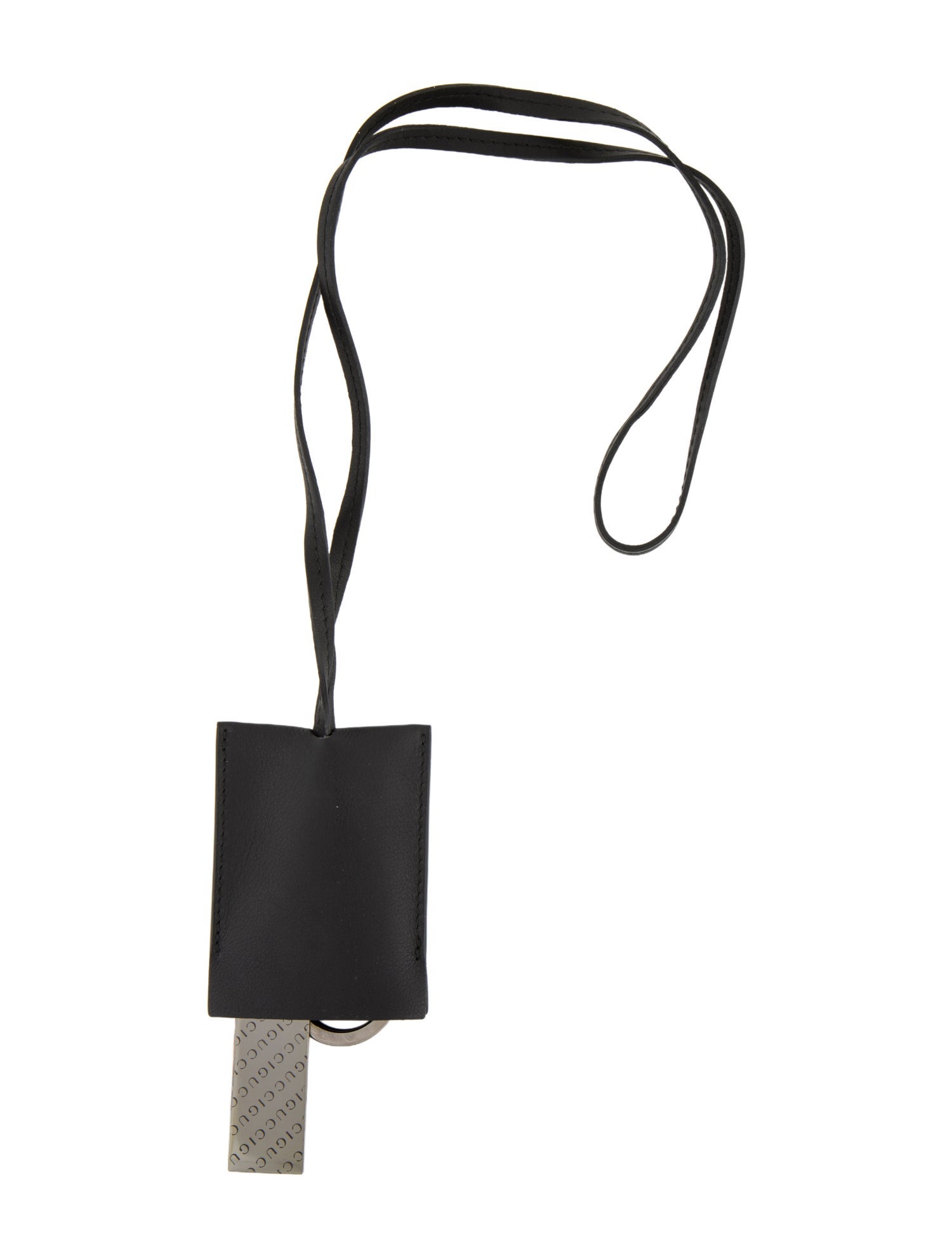 Gucci Metal & Leather Keychain