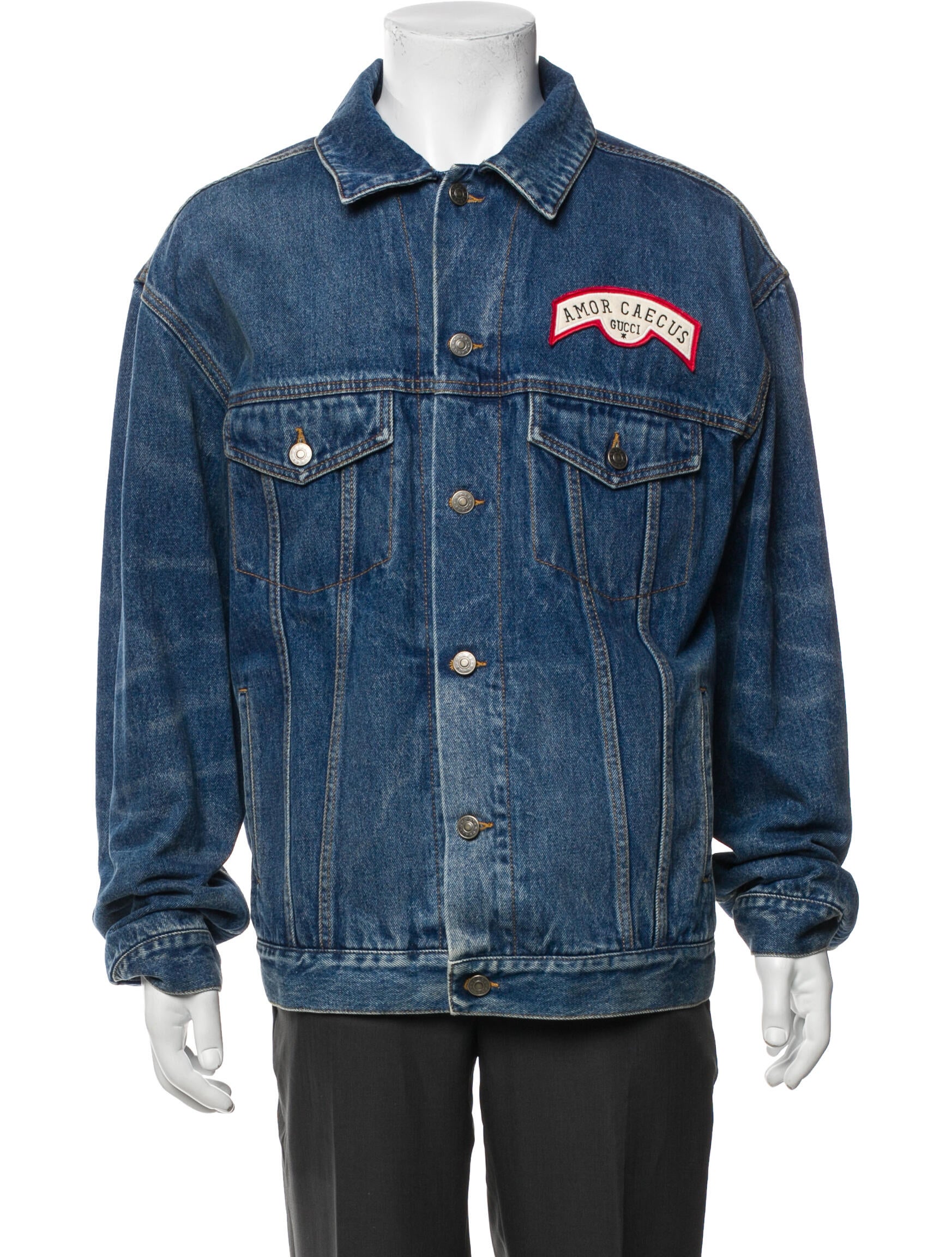 Gucci Web Accent Denim Jacket