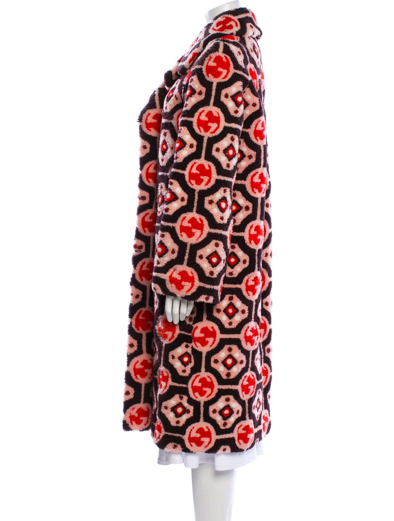 Gucci Graphic Print Trench Coat w/ Tags