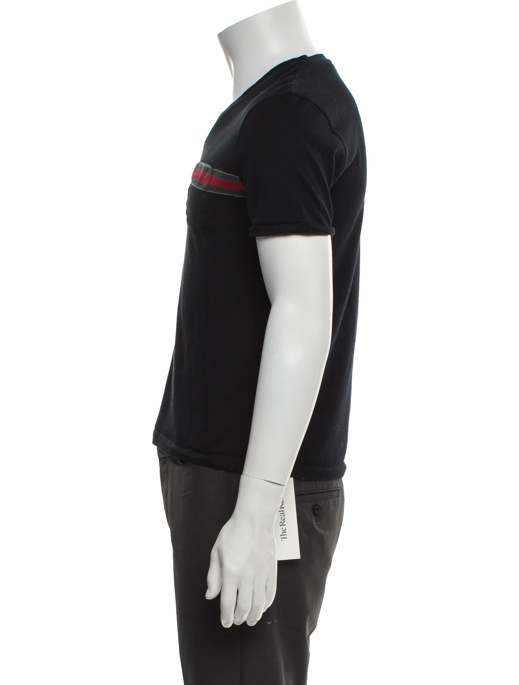 Gucci Interlocking G Logo V-Neck T-Shirt