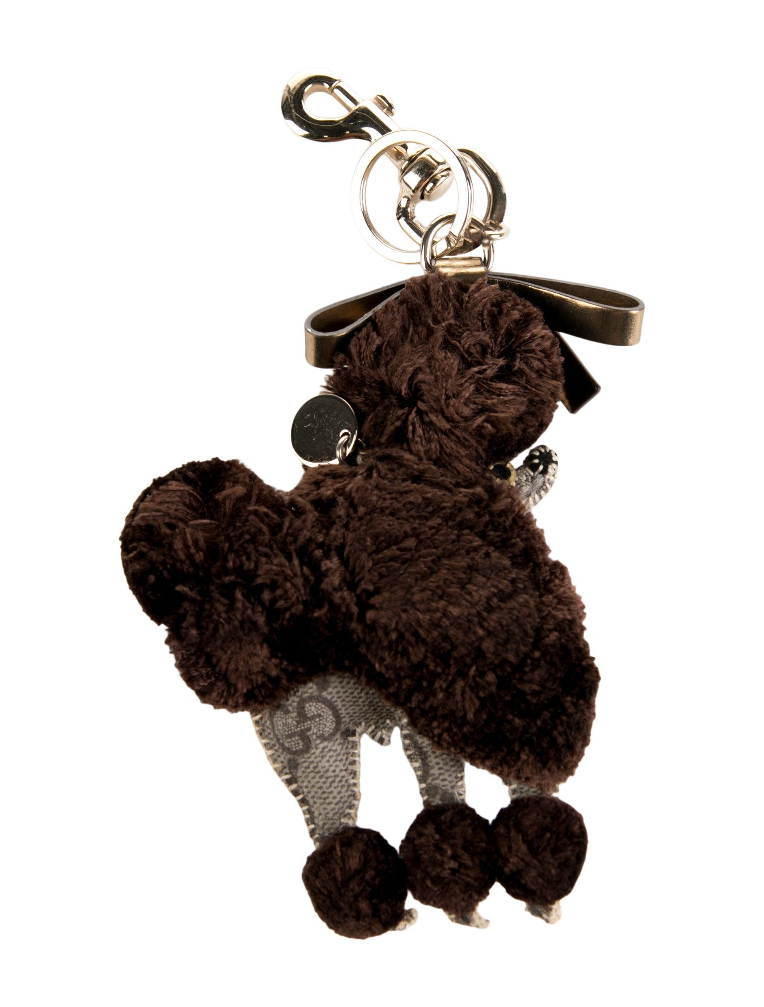Gucci GG Supreme Poodle Keychain