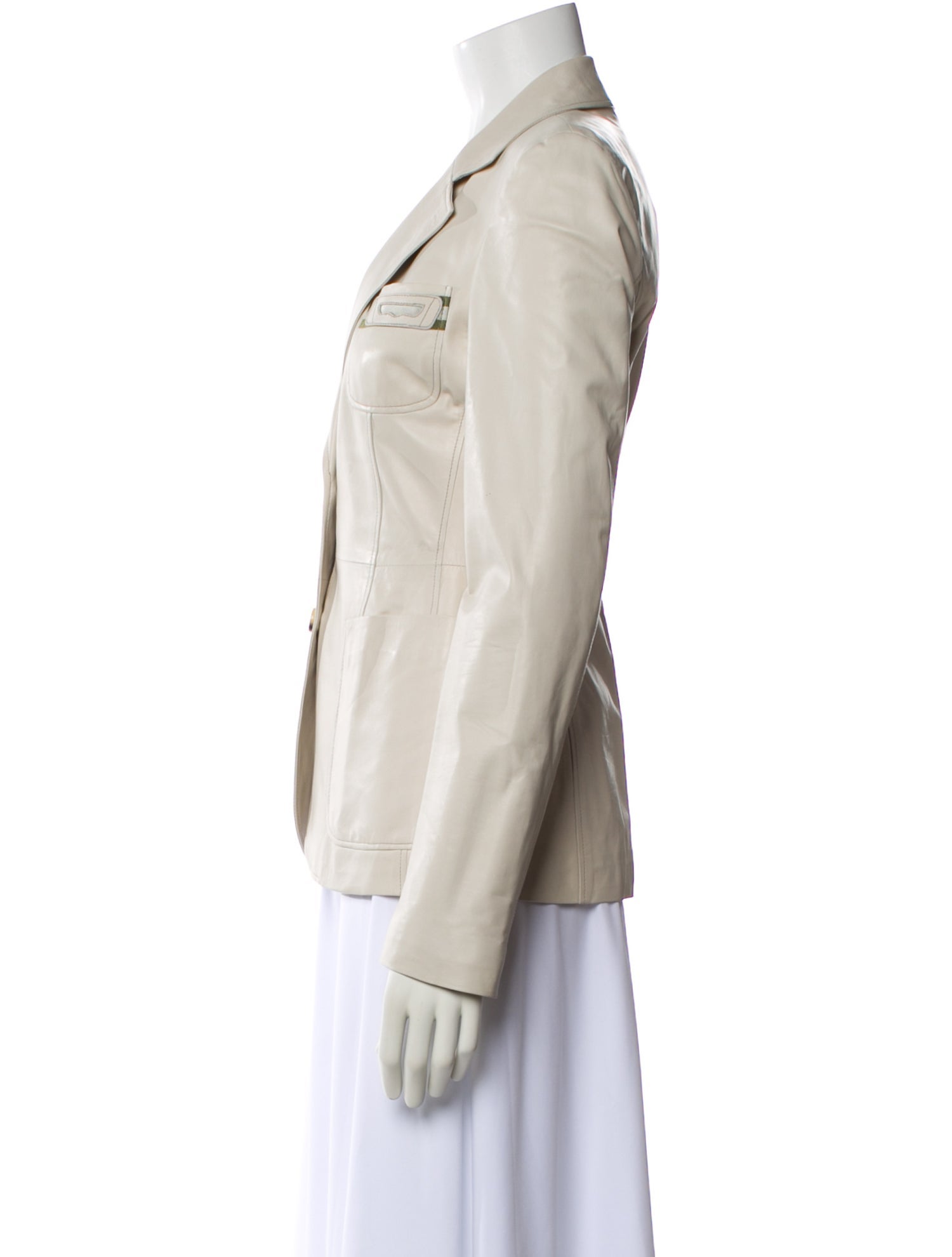 Gucci Leather Blazer