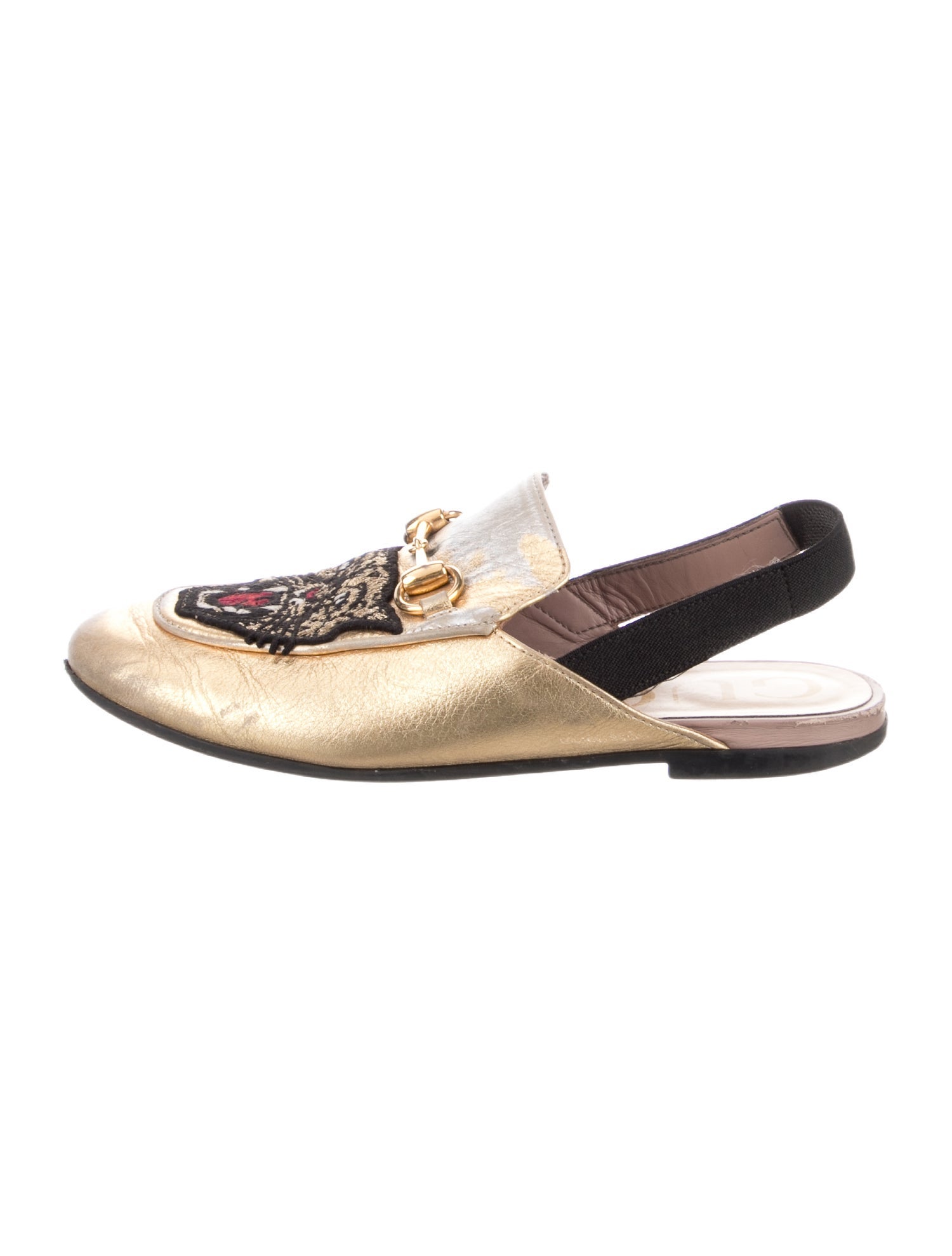Gucci 7Y GIRLS sling back mules