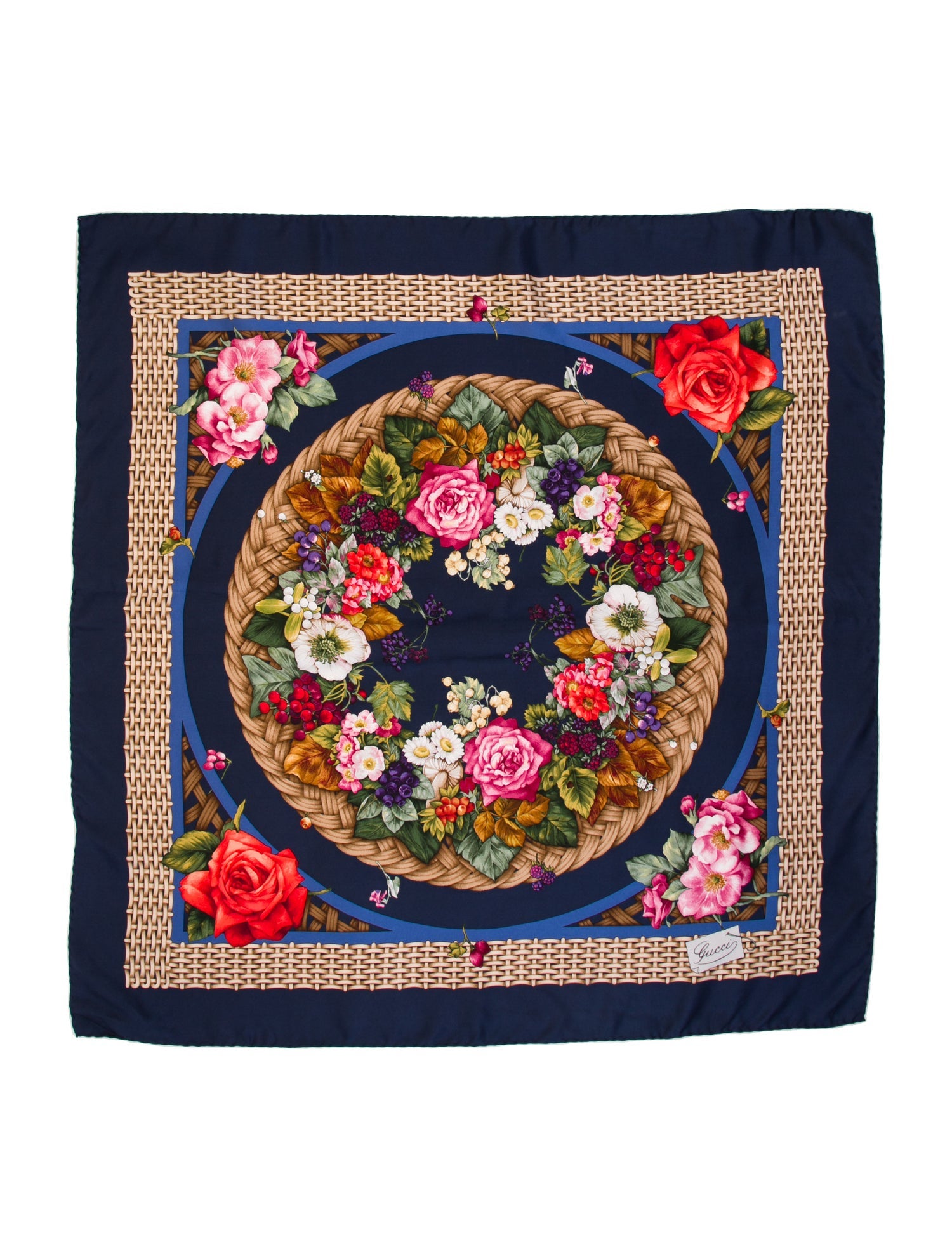 Gucci Silk Vintage Scarf