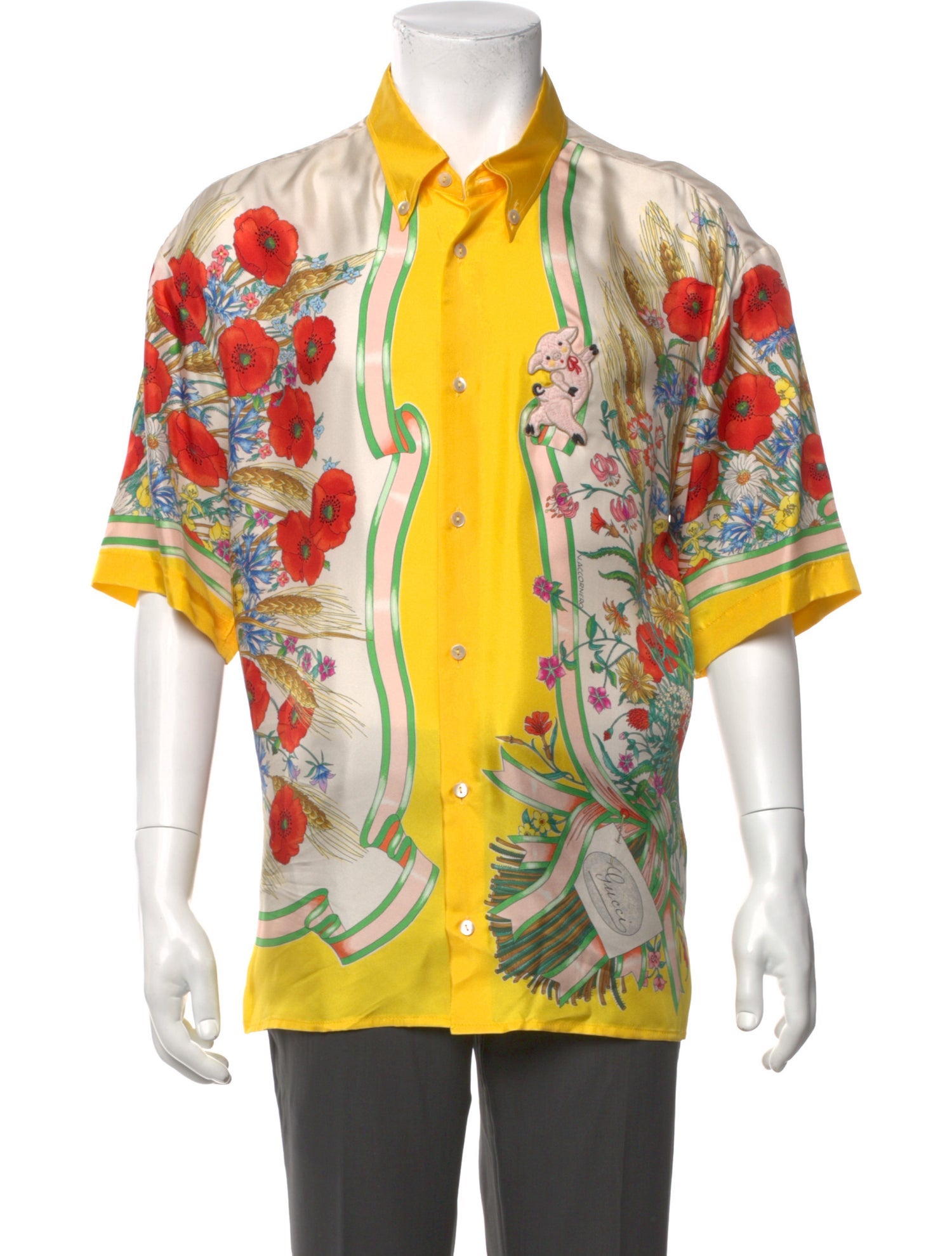 Gucci Printed Short Sleeve Shirt