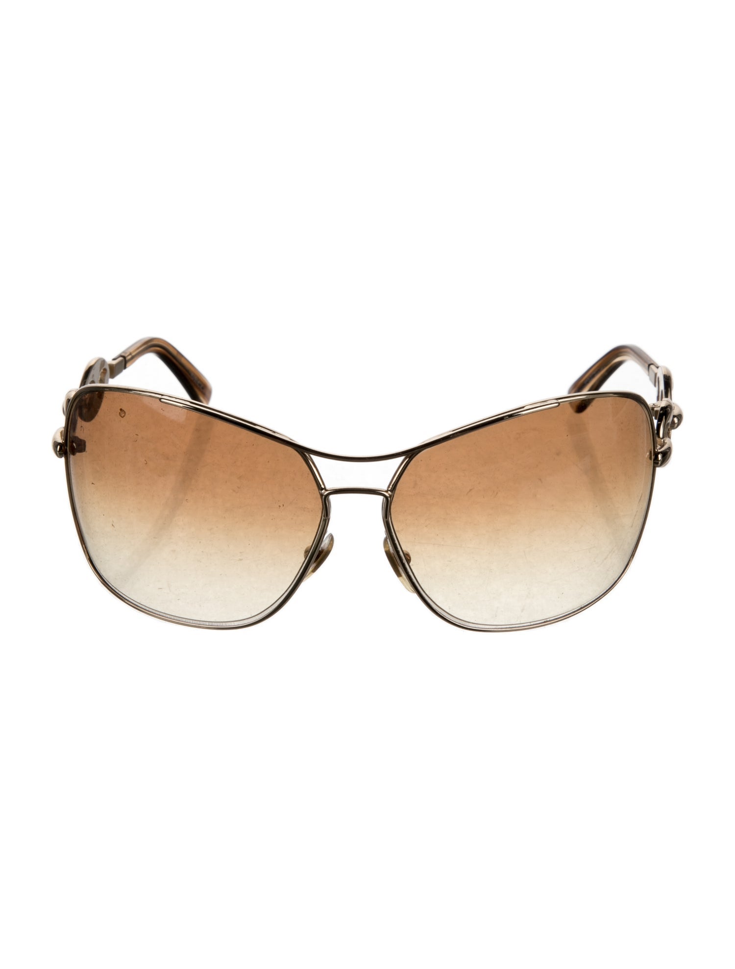 Gucci Interlocking G Logo Oversize Sunglasses