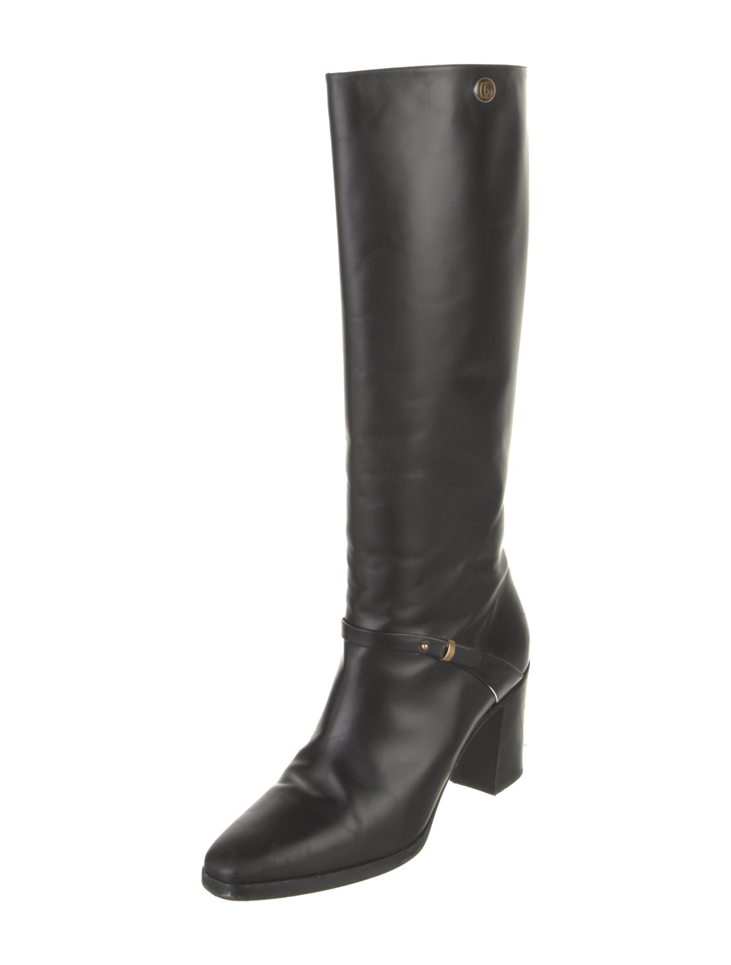 Gucci Rosie Double G Logo Riding Boots
