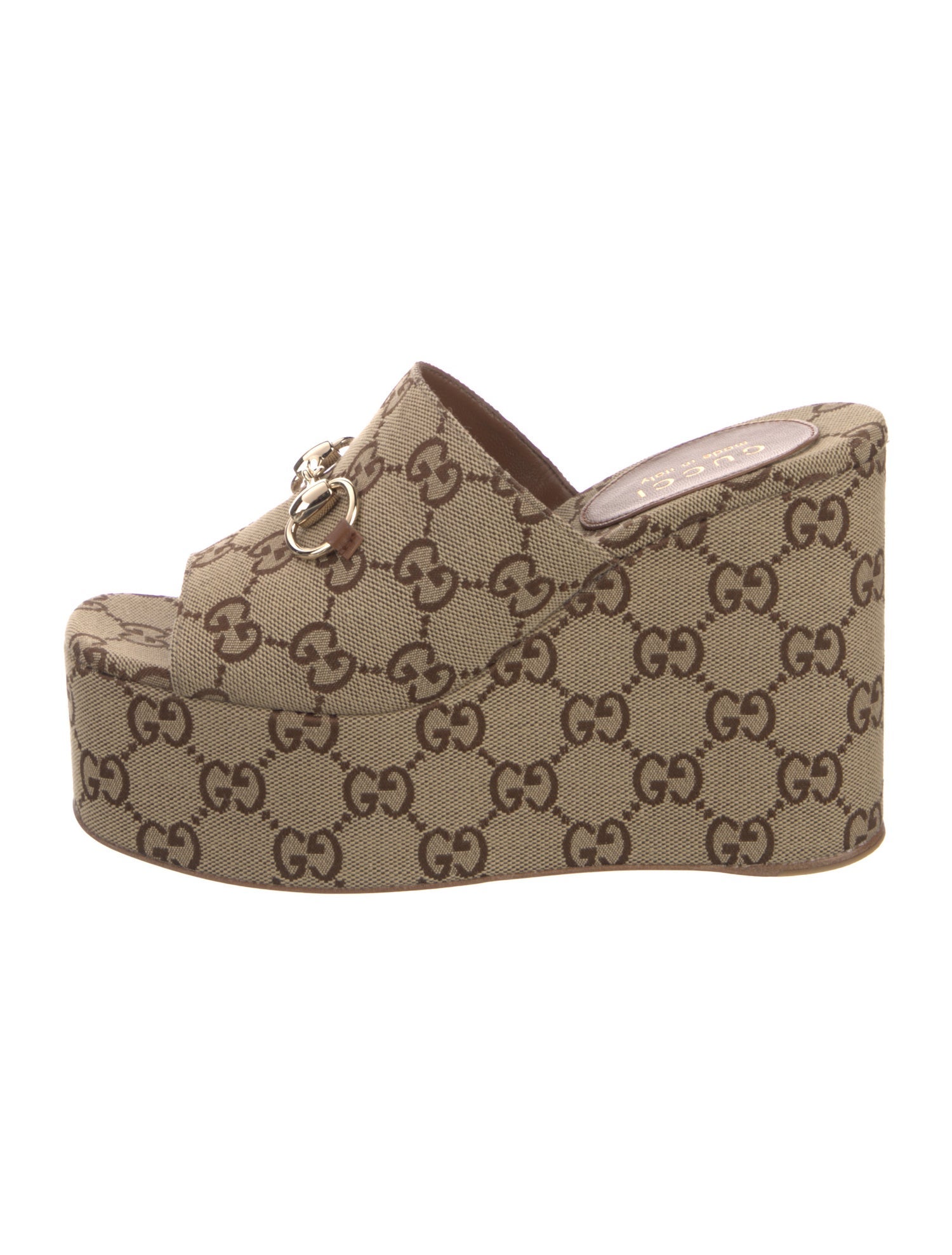Gucci GG Canvas Canvas Slides