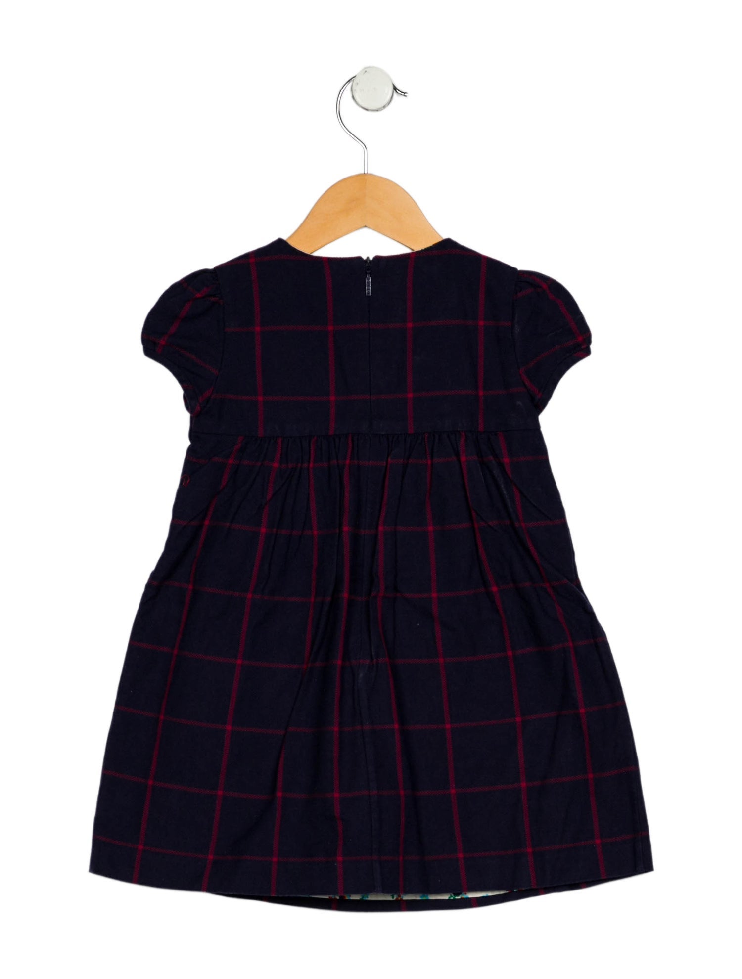 Gucci Girls Plaid Dress