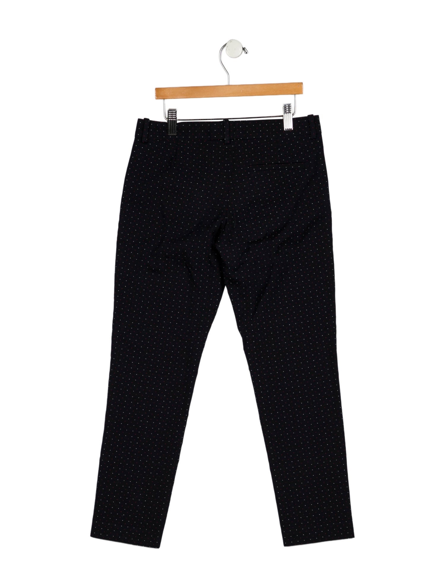Gucci Cotton blue and multicolor patterned pants with zip and button closure