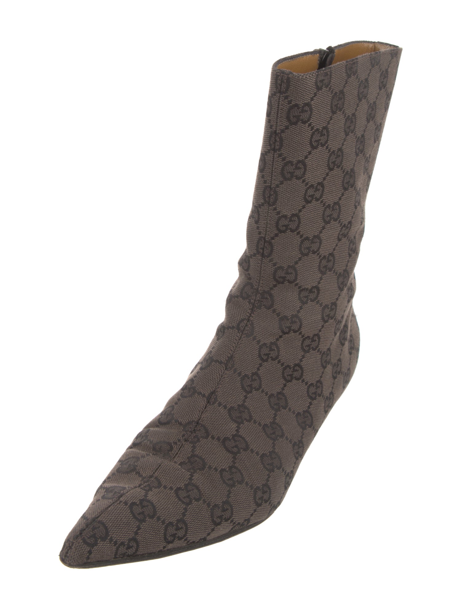Gucci Vintage GG Canvas Boots