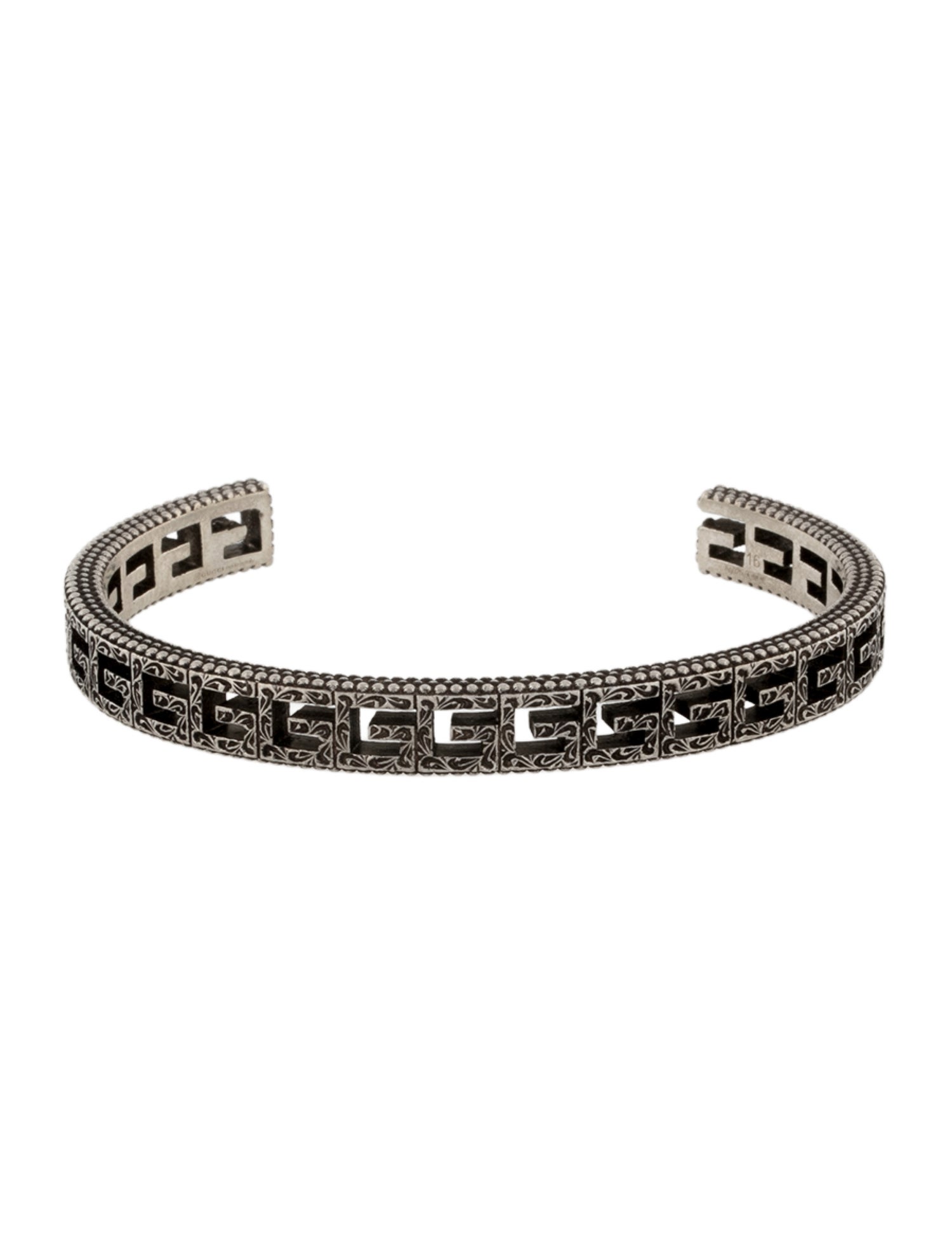 Gucci Square 'G' Cutout Cuff Bracelet