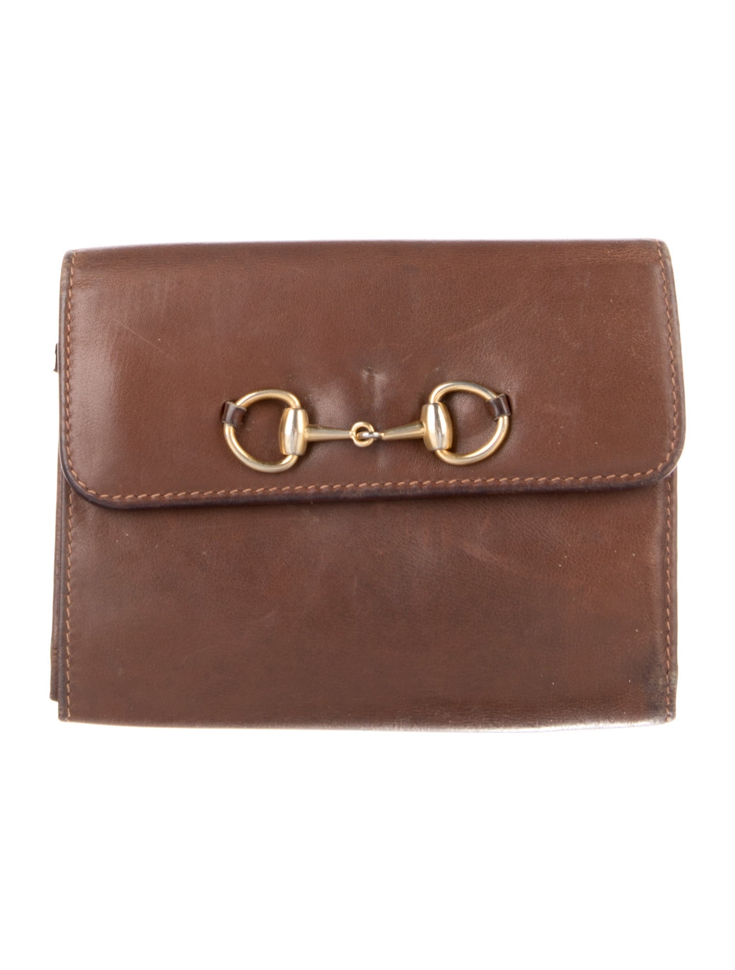 Gucci Vintage Horsebit Accent Compact Wallet