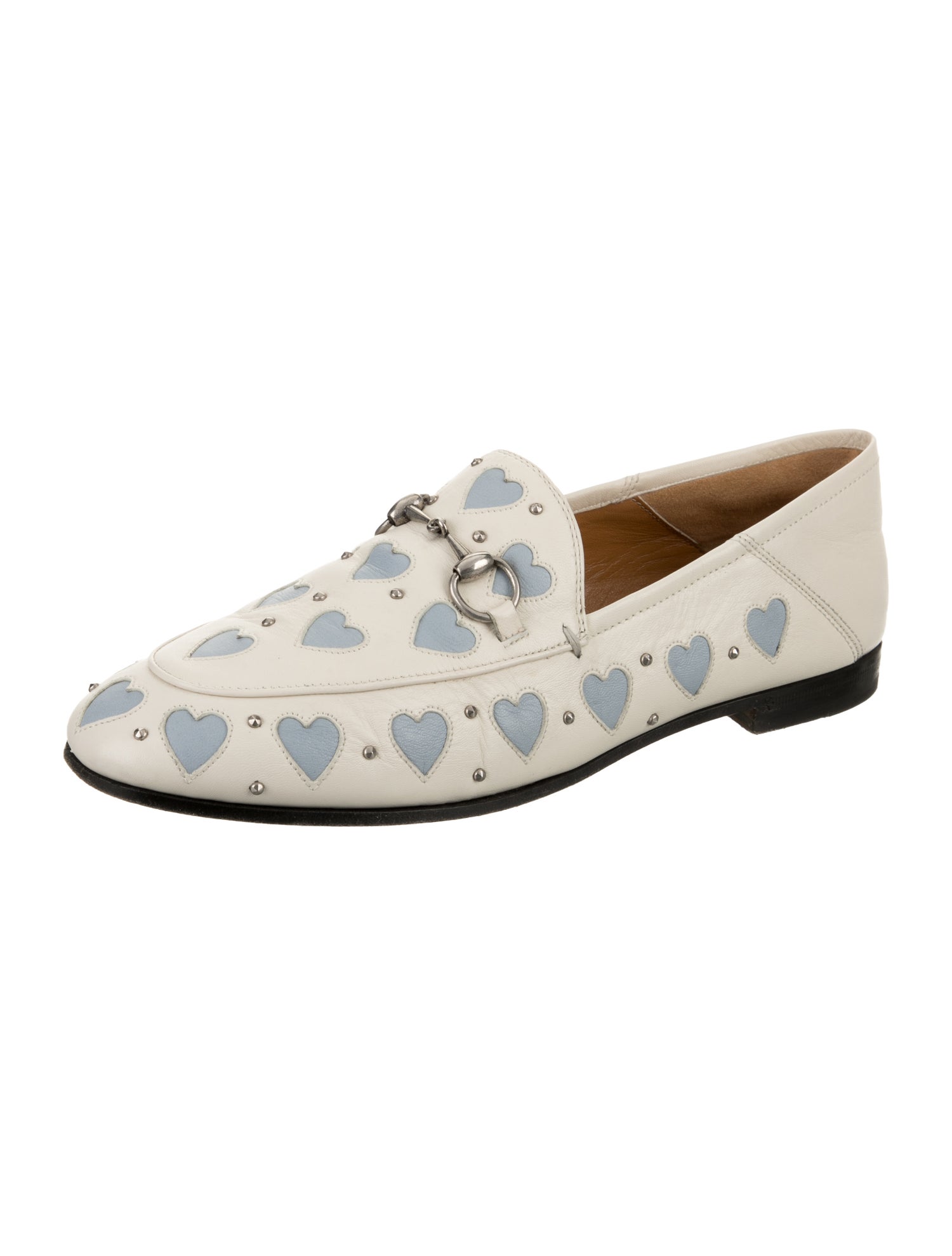 Gucci Jordaan Horsebit Accent Loafers