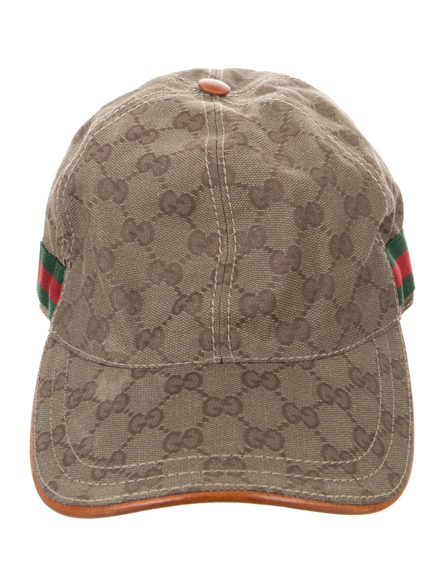 Gucci Patterned Canvas Baseball Cap