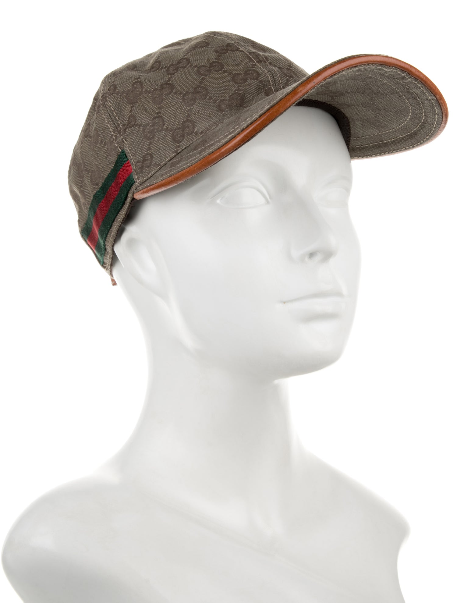 Gucci Patterned Canvas Baseball Cap