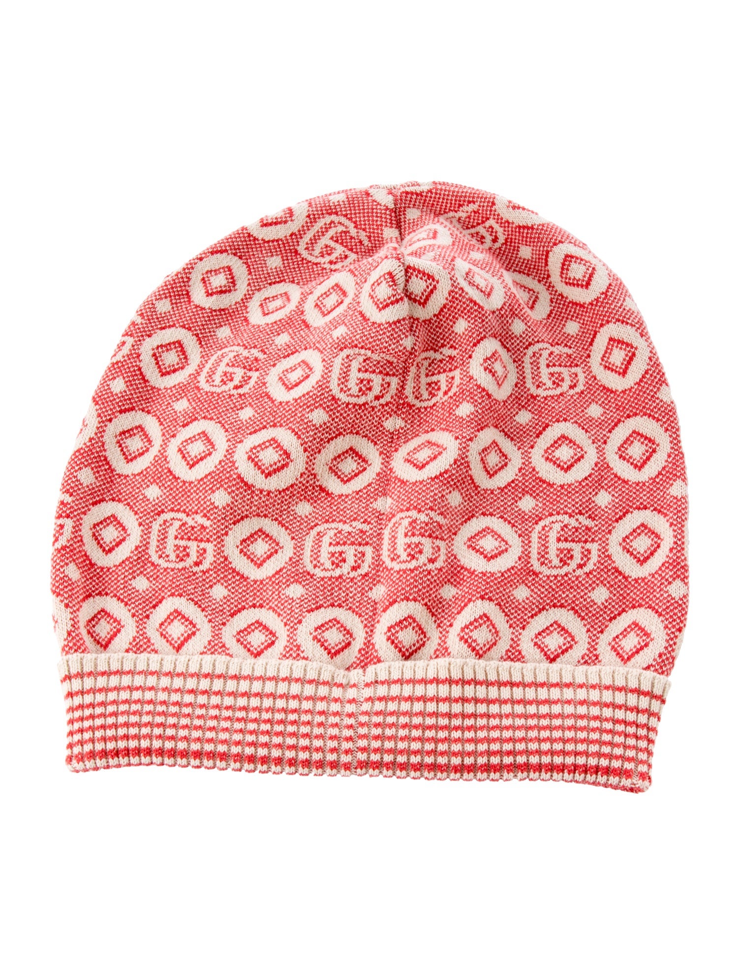 Gucci Patterned Beanie Hat w/Tags