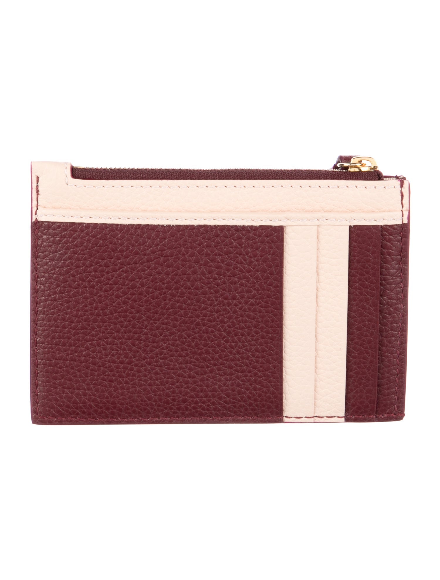 Gucci bi-color gg marmont zip key pouch Leather Wallet