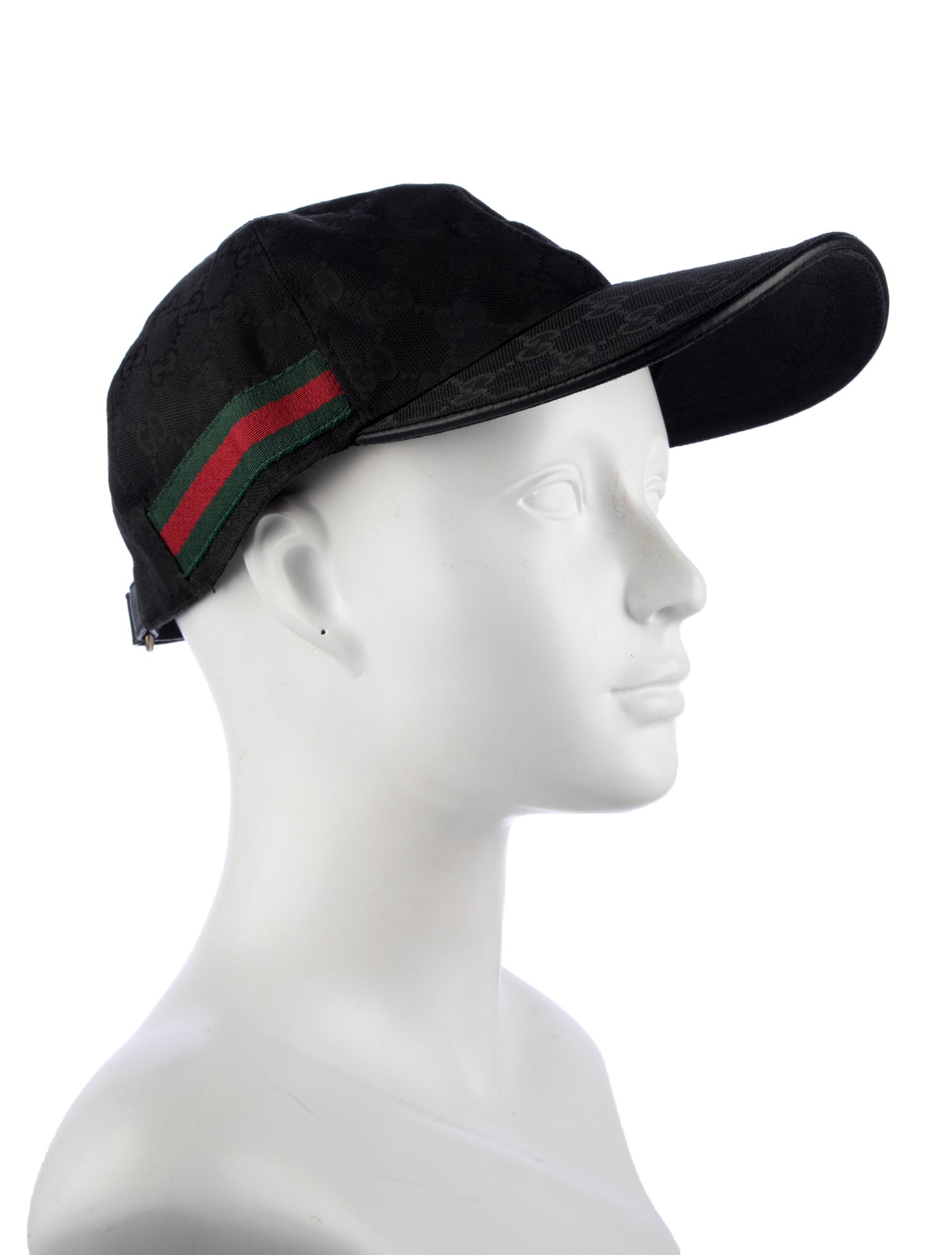 Gucci Pattern Print Canvas Baseball Cap
