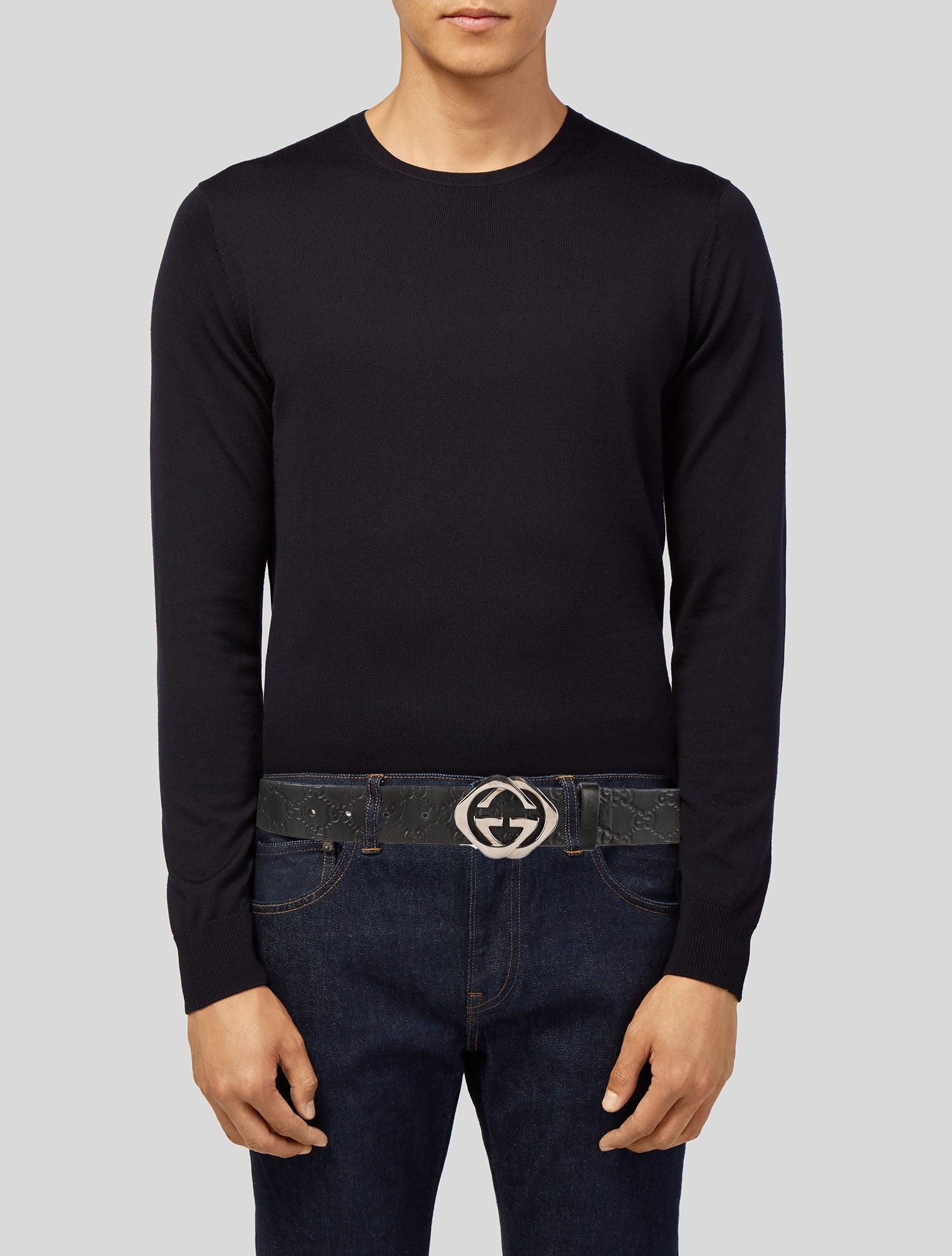 Gucci GG Signature Leather Belt Kit