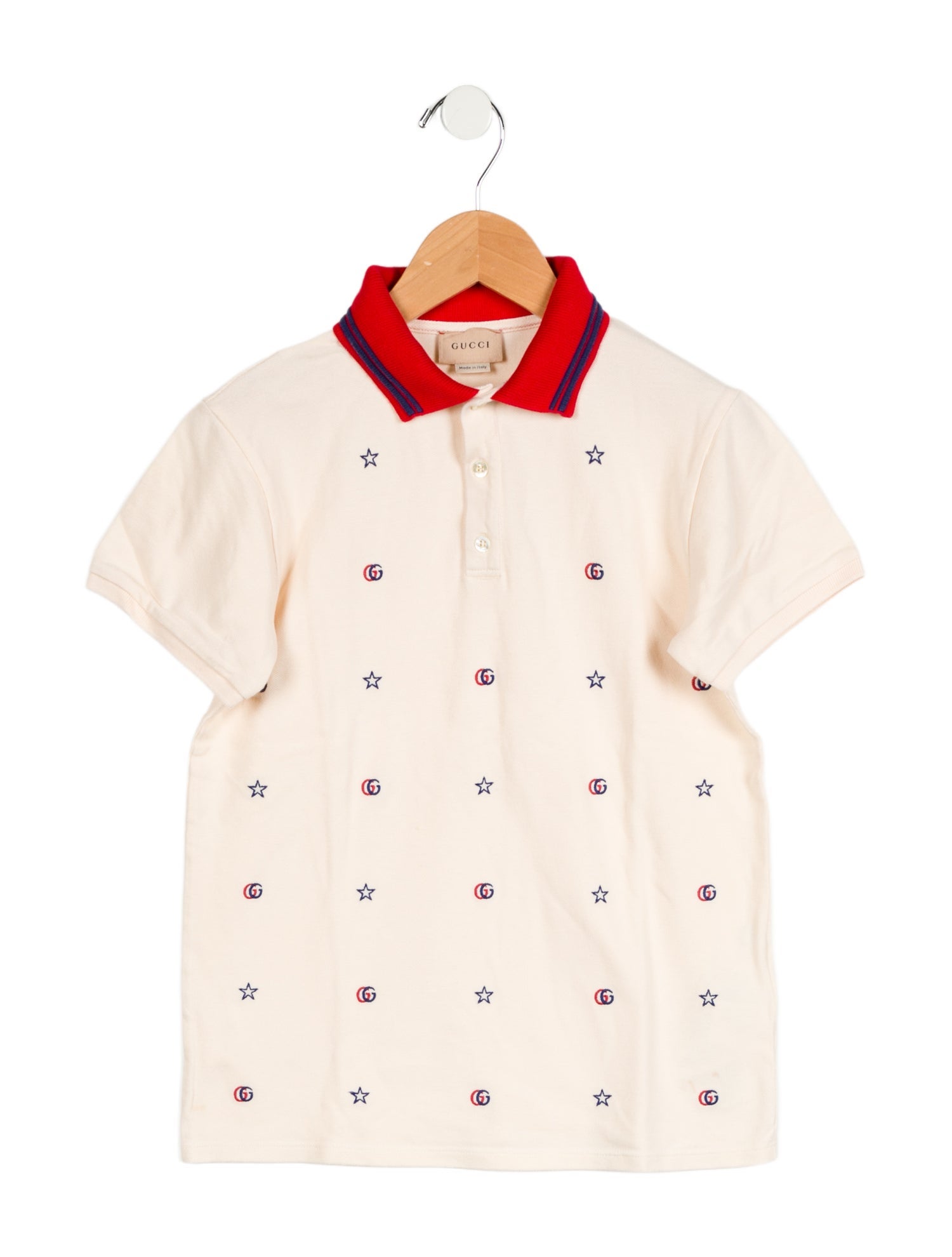 Gucci Boys' GG and Star Print Polo