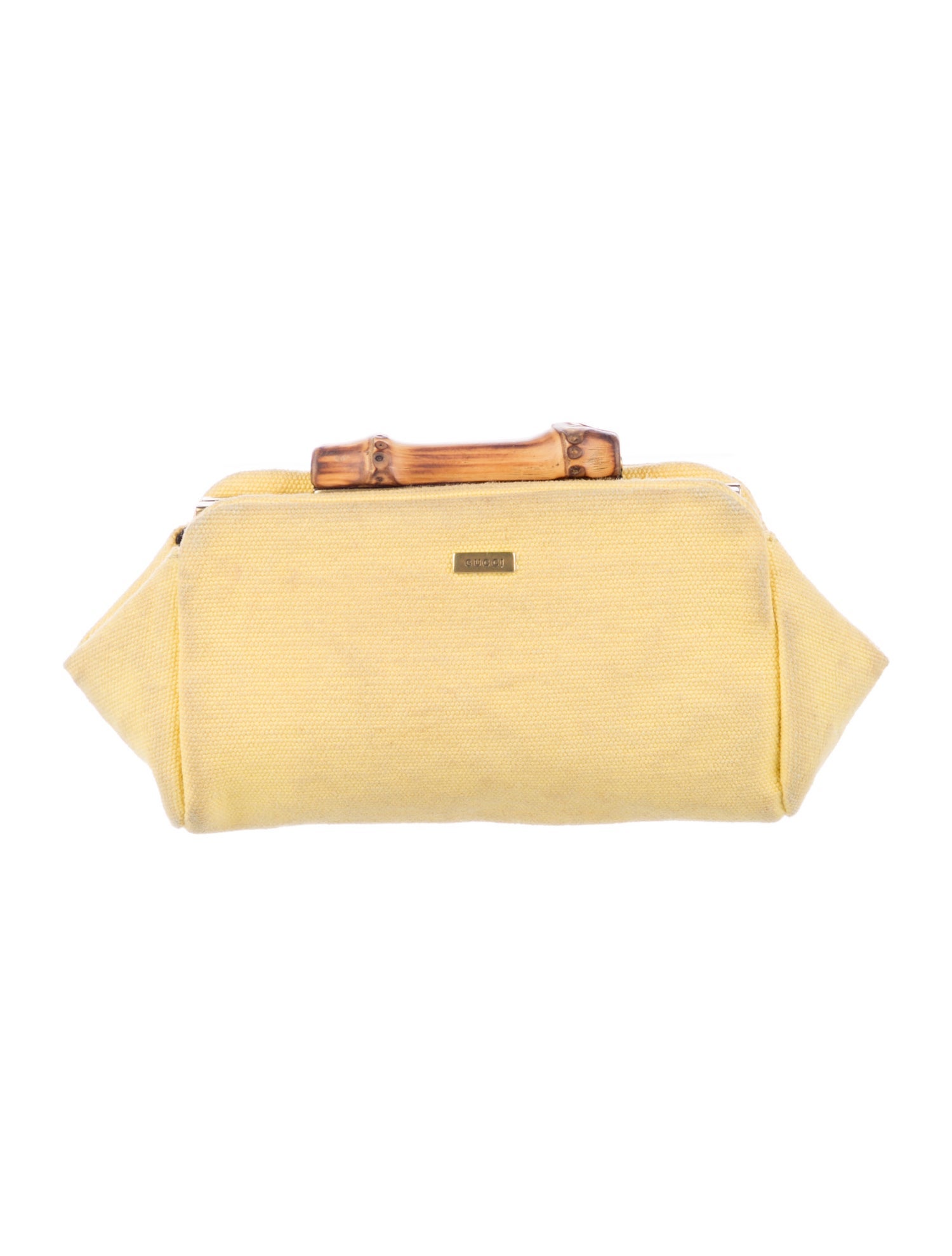 Gucci Bamboo Clasp Wallet Bamboo Accent Pouch