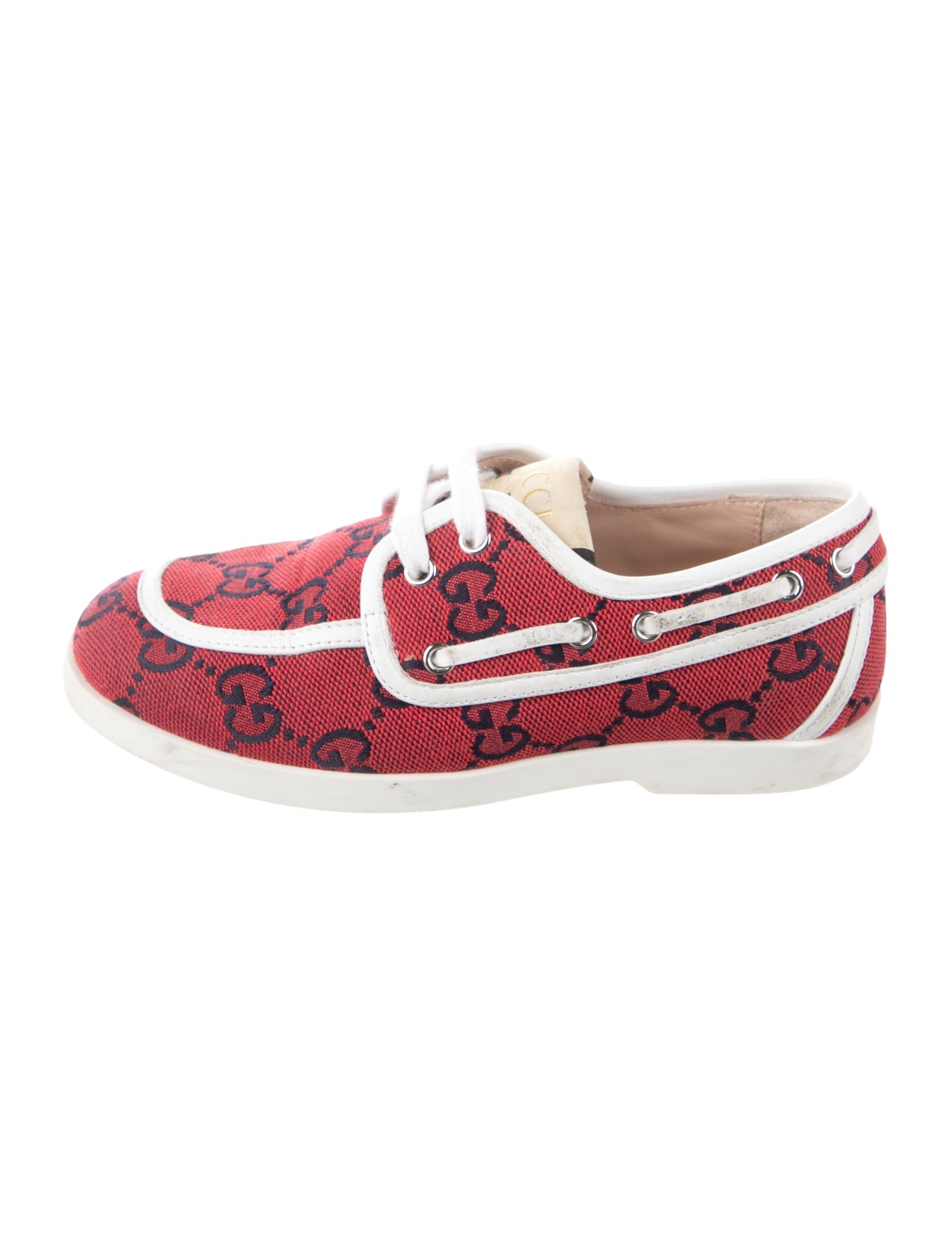 Gucci GG Canvas Boat Shoes